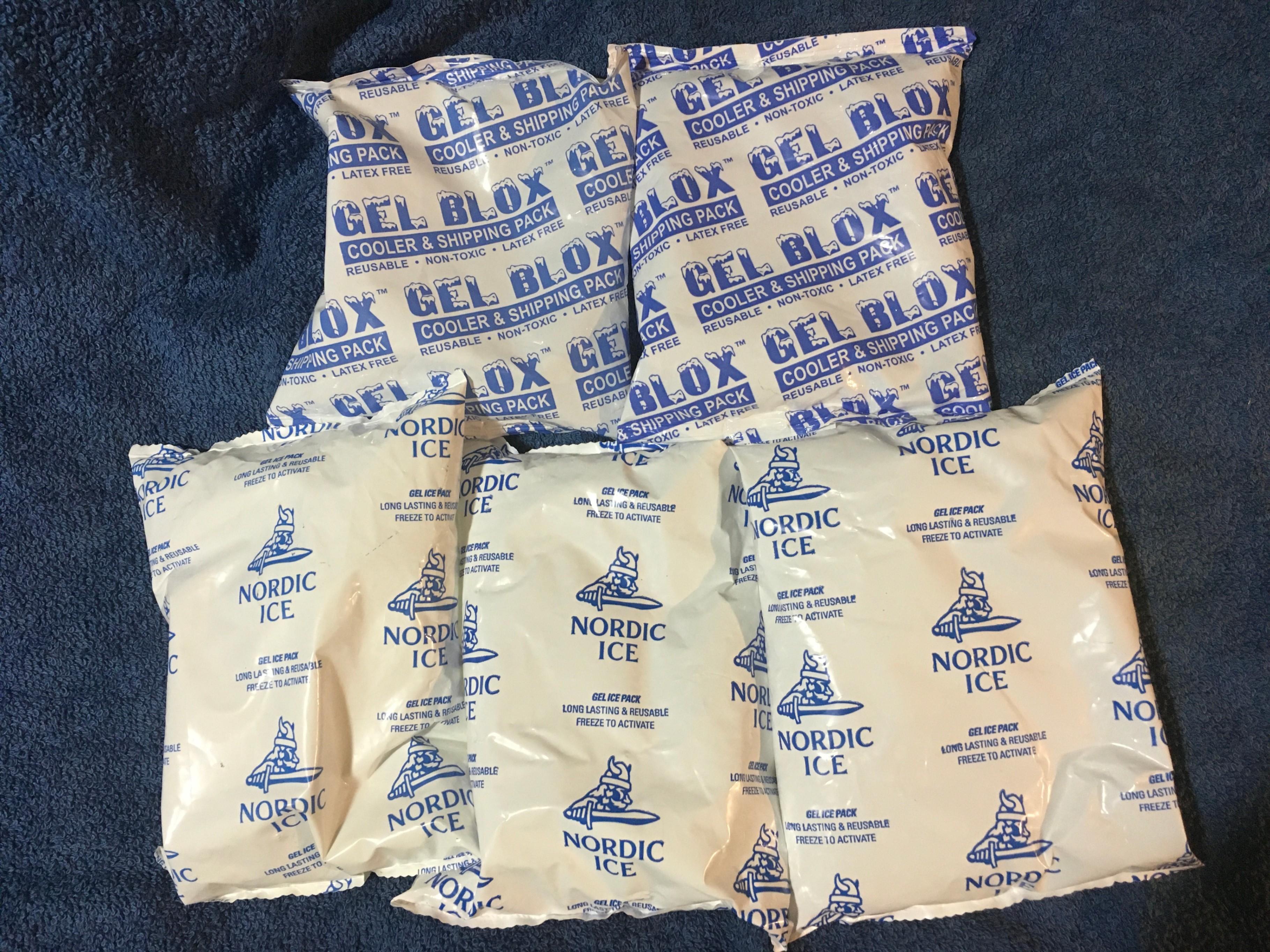 Gel Blox & Nordic Ice Cooler Packs