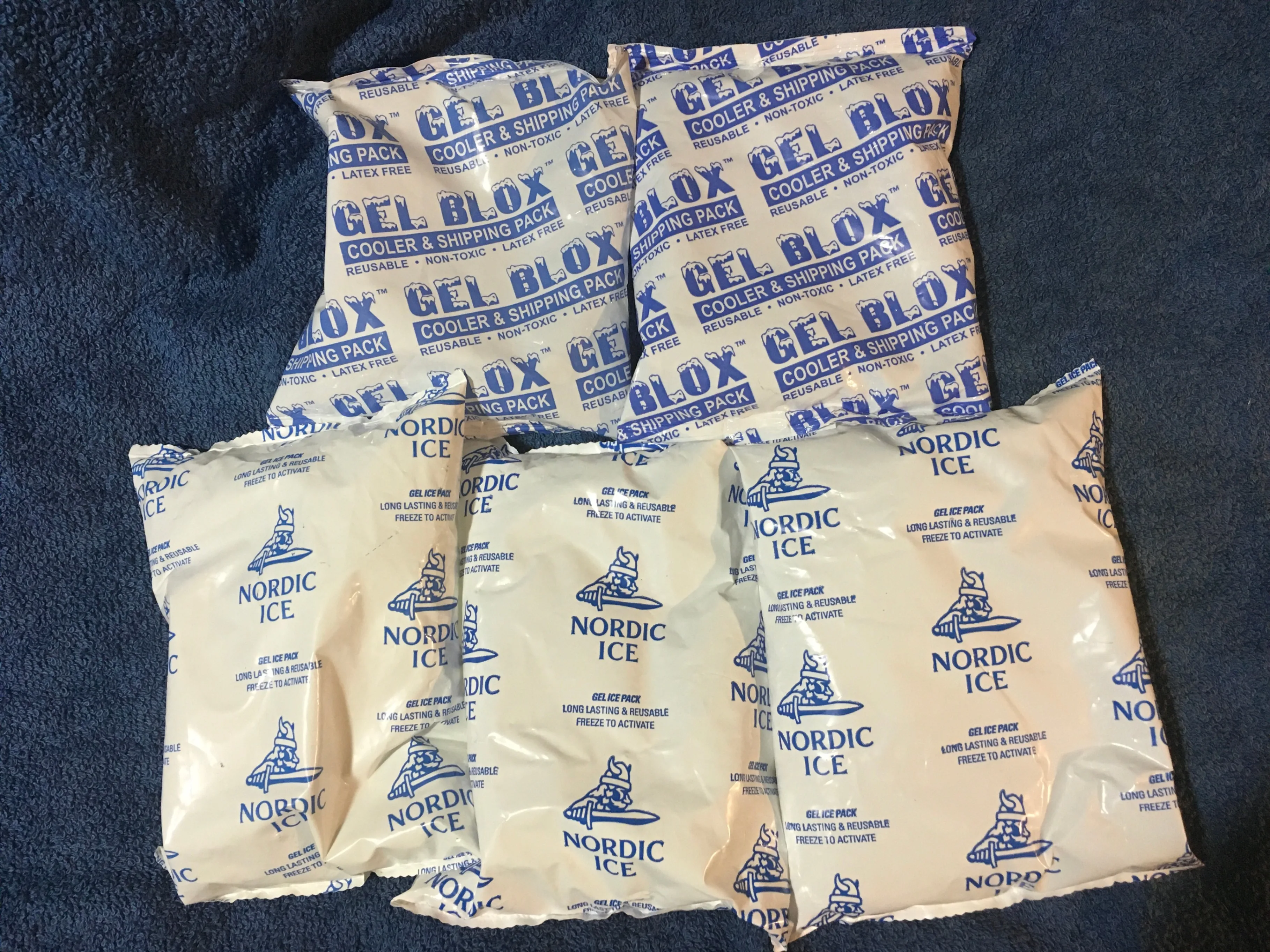 Gel Blox & Nordic Ice Cooler Packs