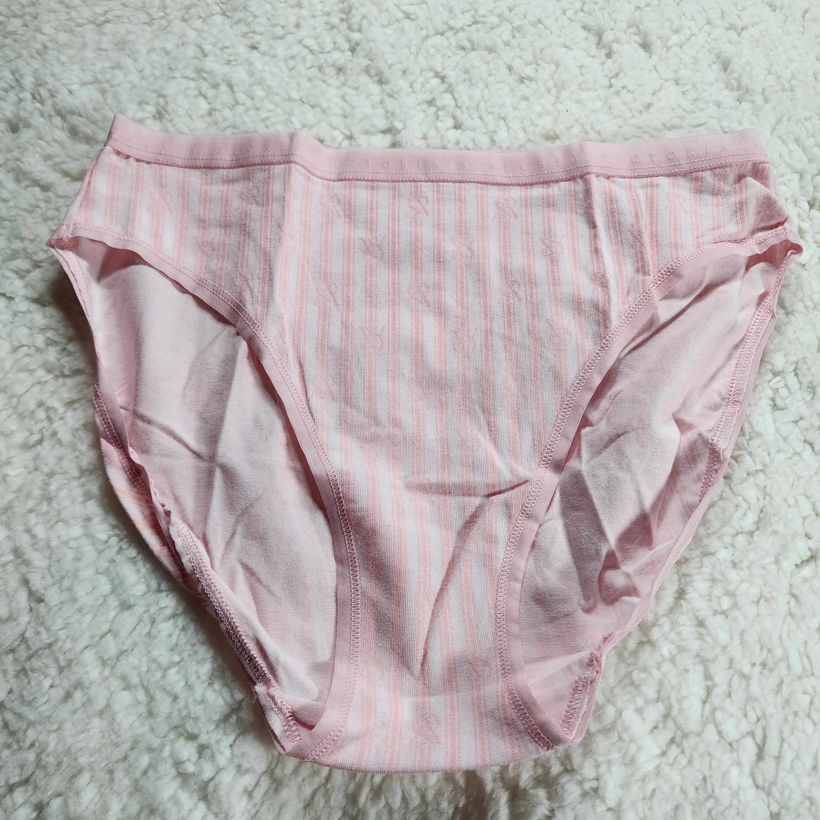 Lot of 3 Pink Victoria's Secret Panties, Size S, NEW WITH TAGS image indicator(7)