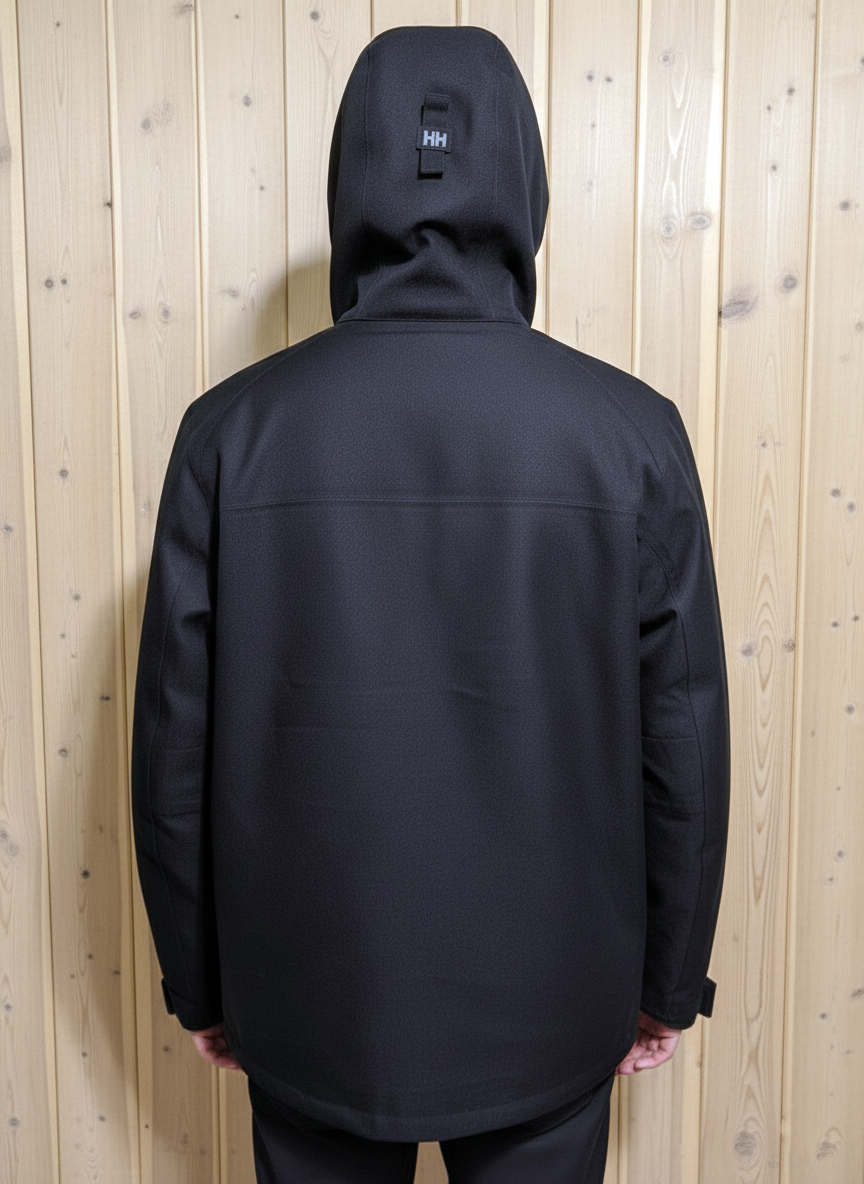 HELLY HANSEN Ski Jacket Men H2Flow Parka Coat Blck Insulated (L) - photo 3