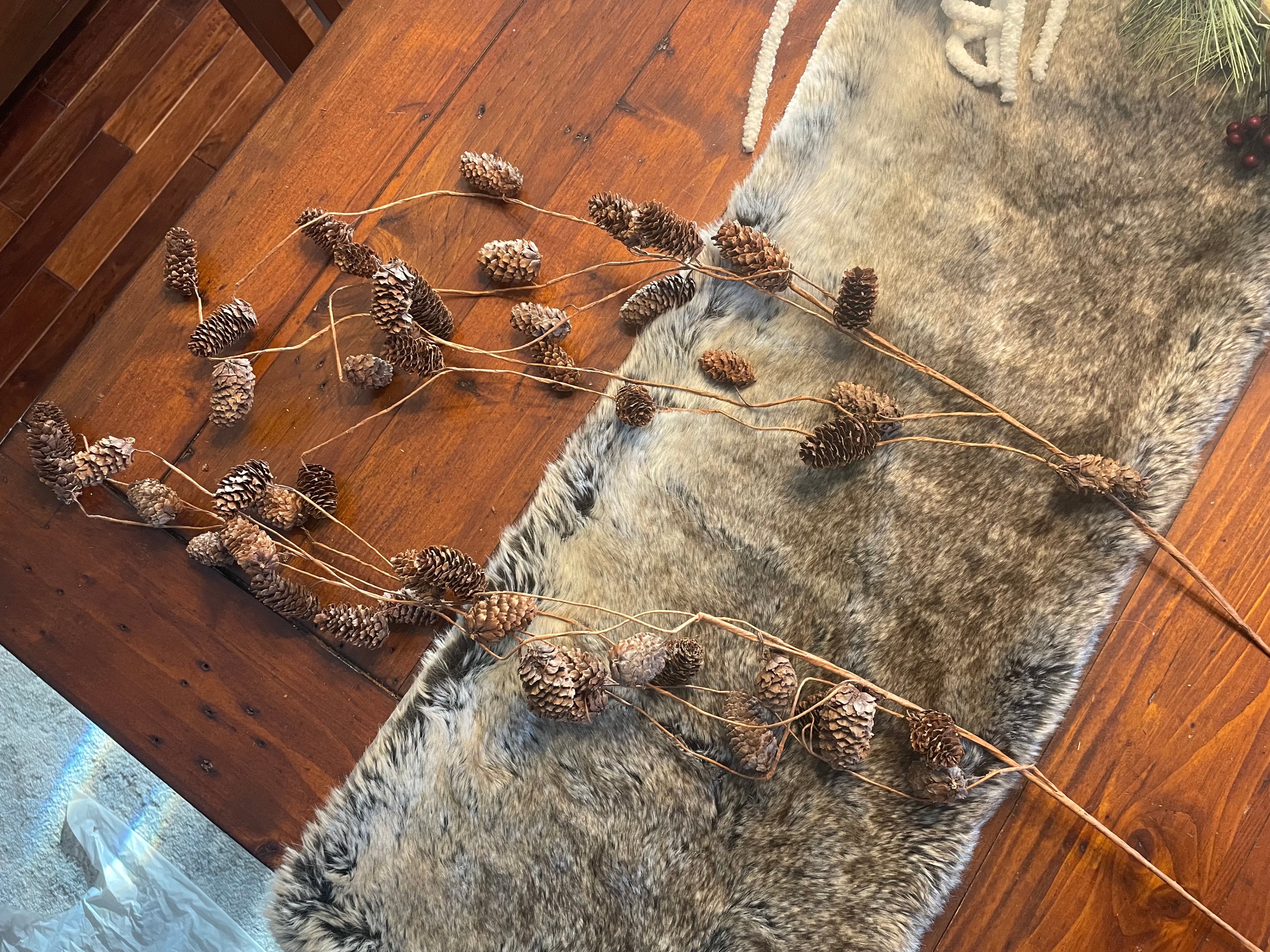 Pine Cone Sticks for Trees, Garlands or Wreaths