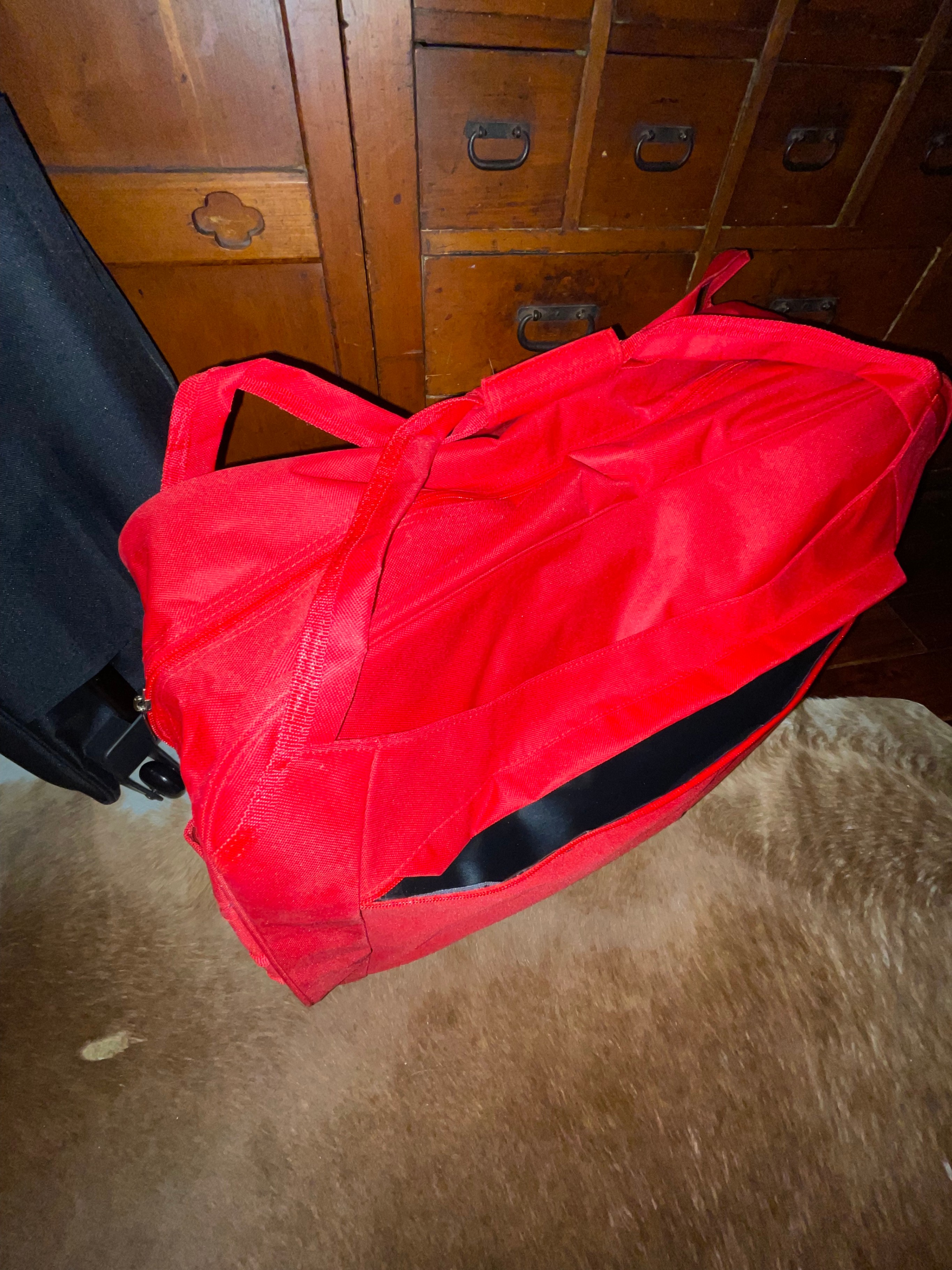 Red & Black Duffel Bags with Wheels - photo 3