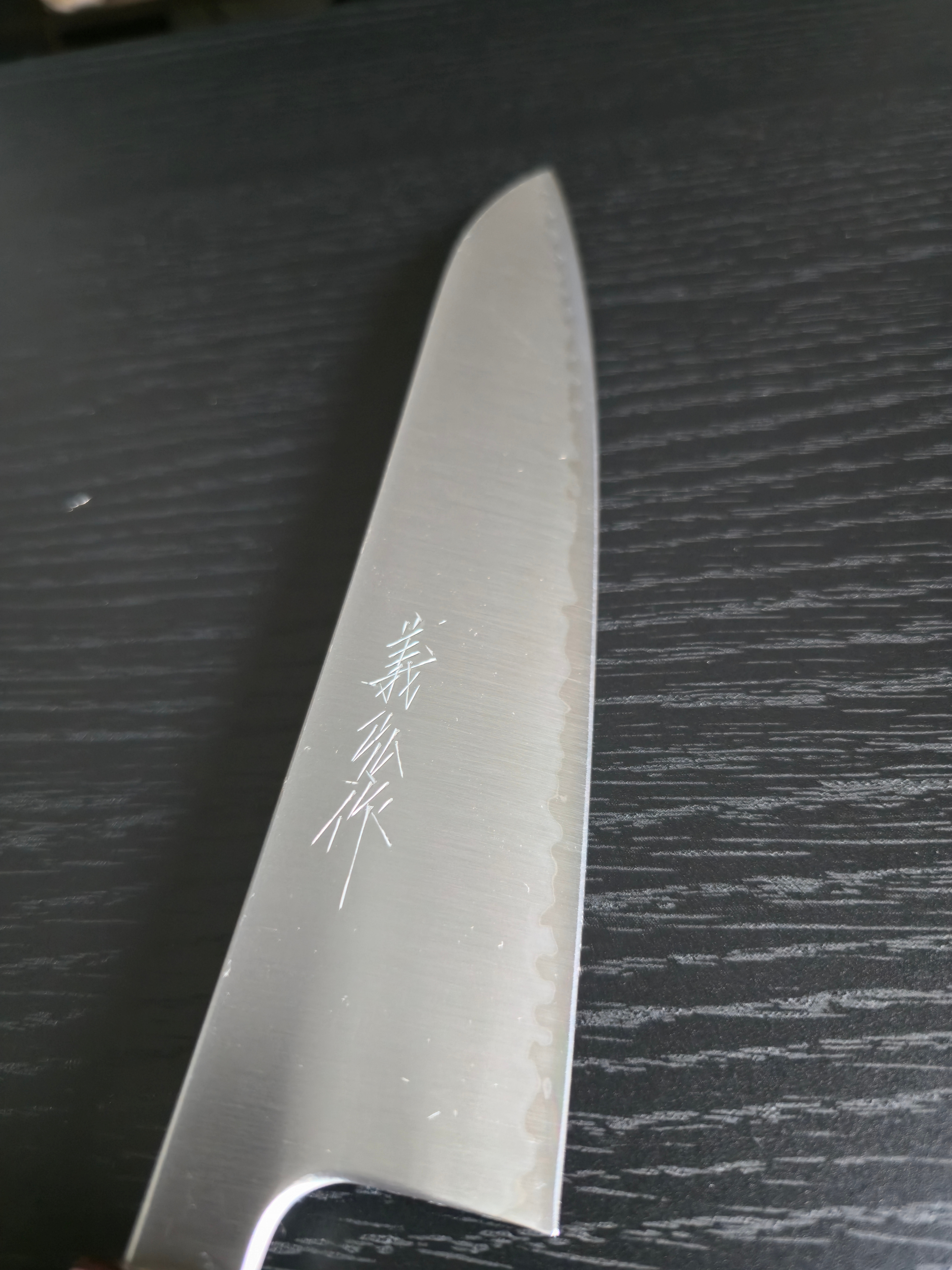 Japanese Gyuto (Chef Knife) 21cm w/ Walnut handle - photo 3