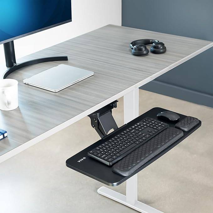 New VIVO Premium Adjustable Computer Keyboard and Mouse Tray