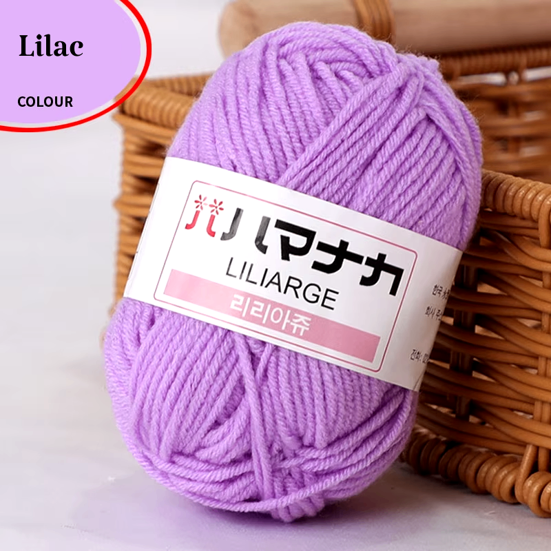 Liliarge 25g 4-Ply Blended Milk Cotton Acrylic Yarn - photo 2