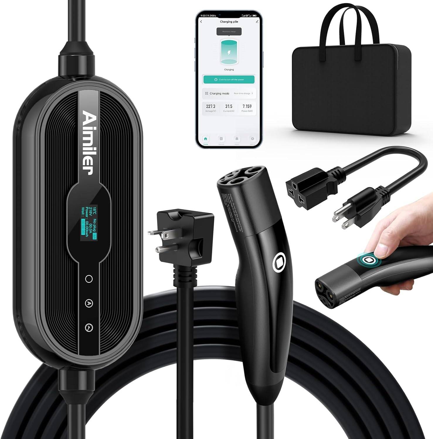 AIMILER Level 1/2 EV Charger for Tesla