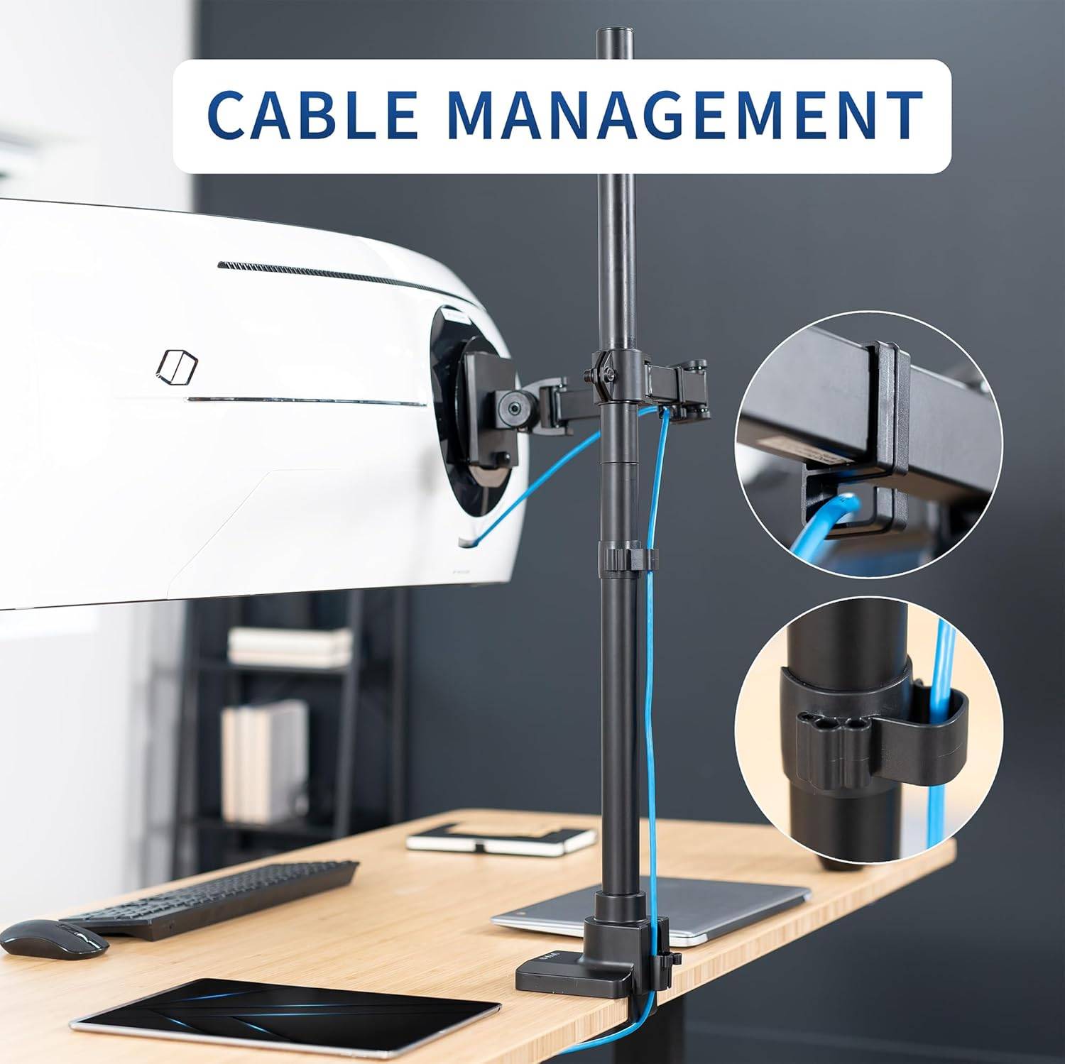 New  VIVO Single Ultra-Wide Monitor Extra Tall Desk Mount - photo 3