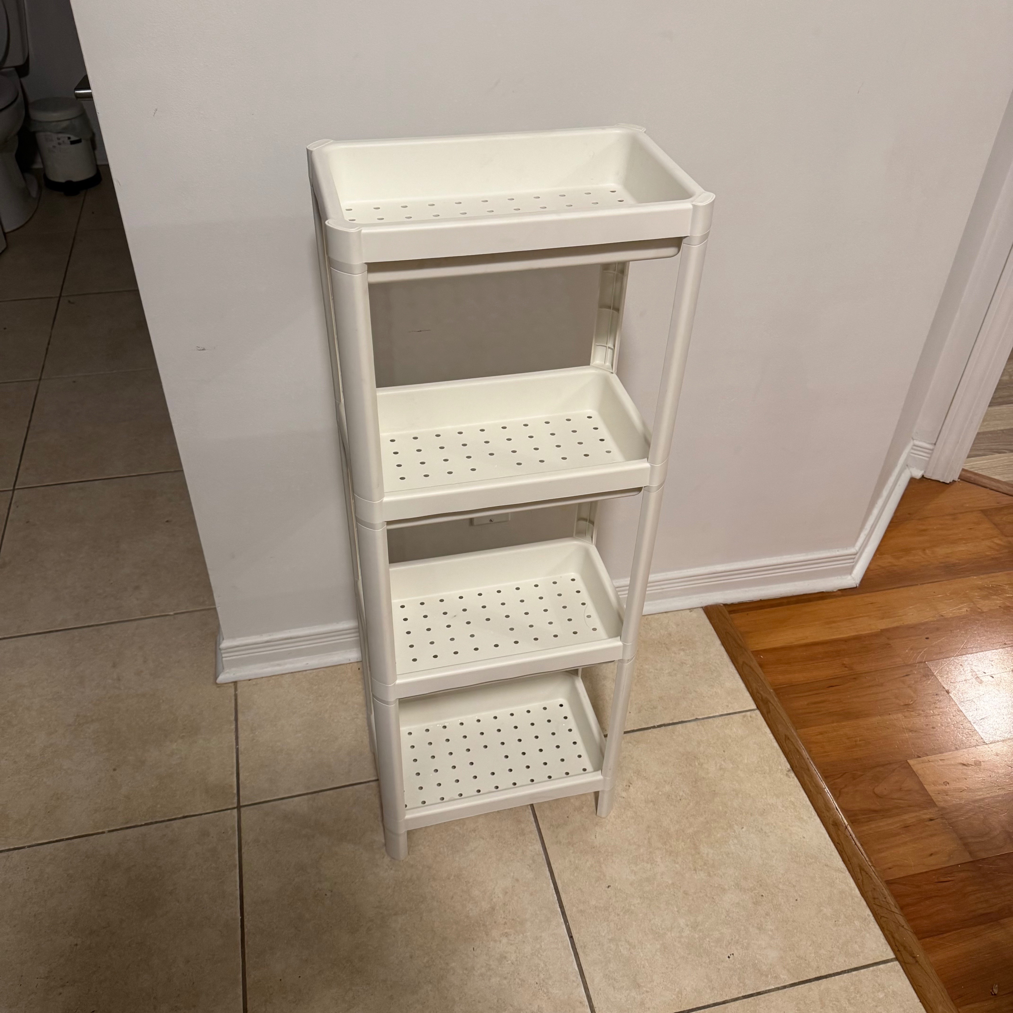 IKEA VESKEN White Shelf Unit - photo 2