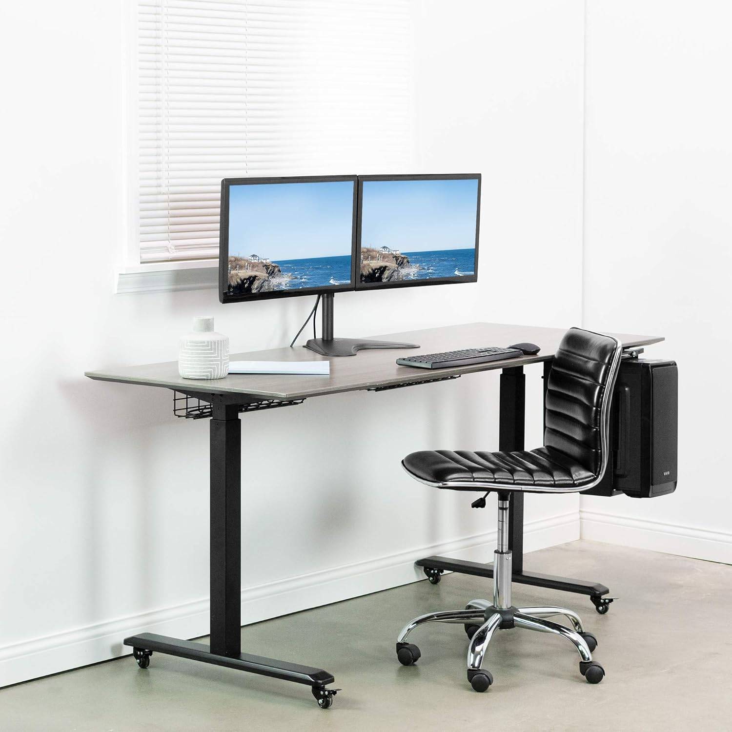 New VIVO Dual Monitor Desk Mount Stand