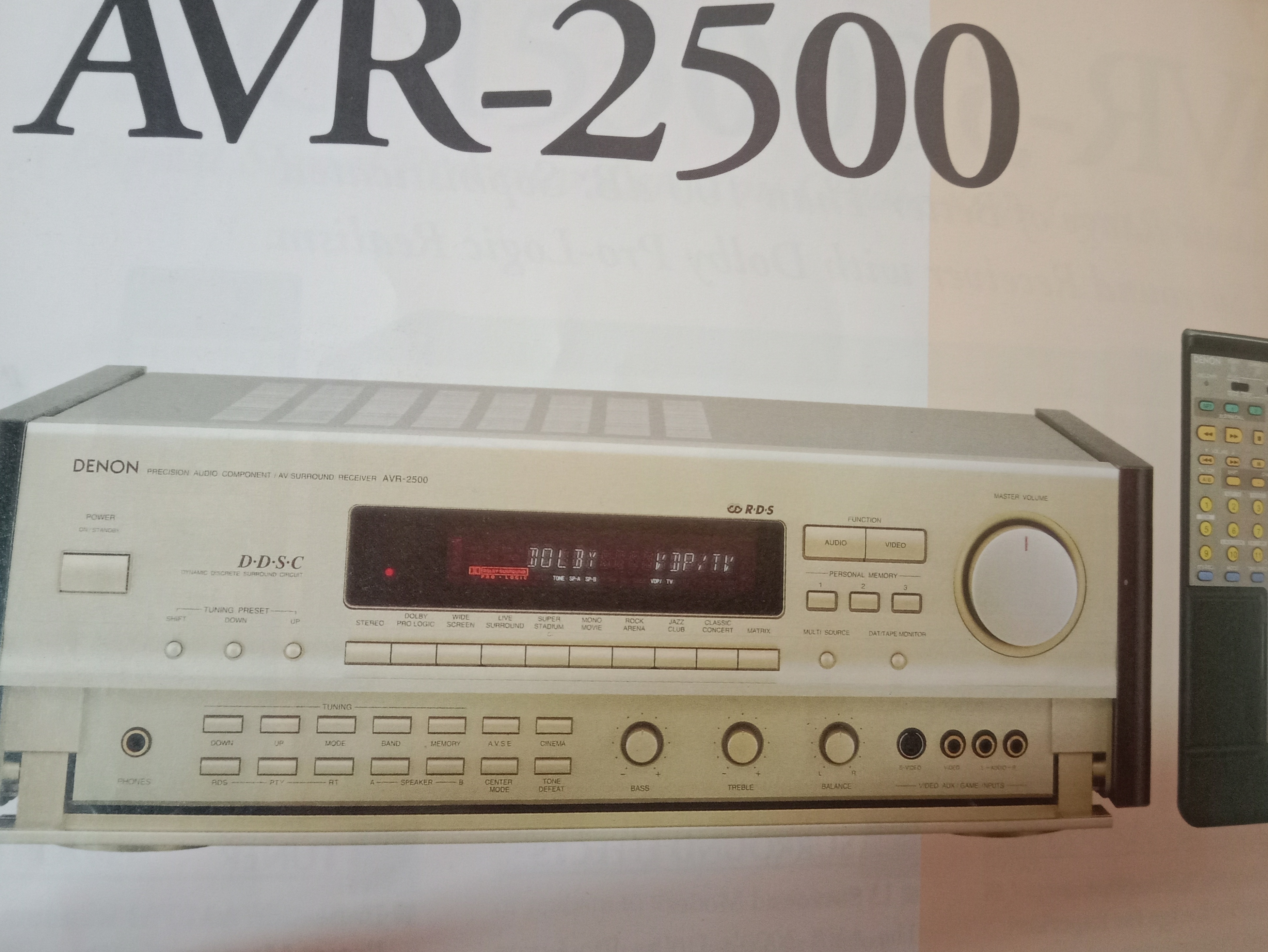 Denon AVR-2500 surround receiver - photo 4