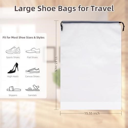 Large Shoe Bags for Travel - 90 Pieces $2 each - photo 3