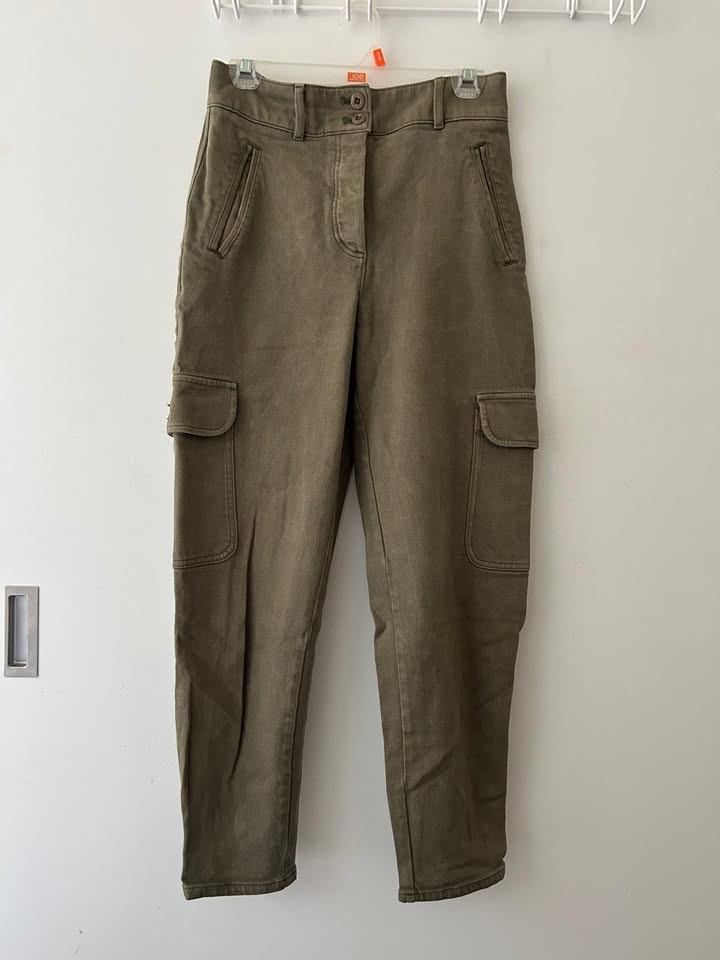 Aritzia Wilfred Free Modern Cargo Pant in Olive (Size 6) - photo 2