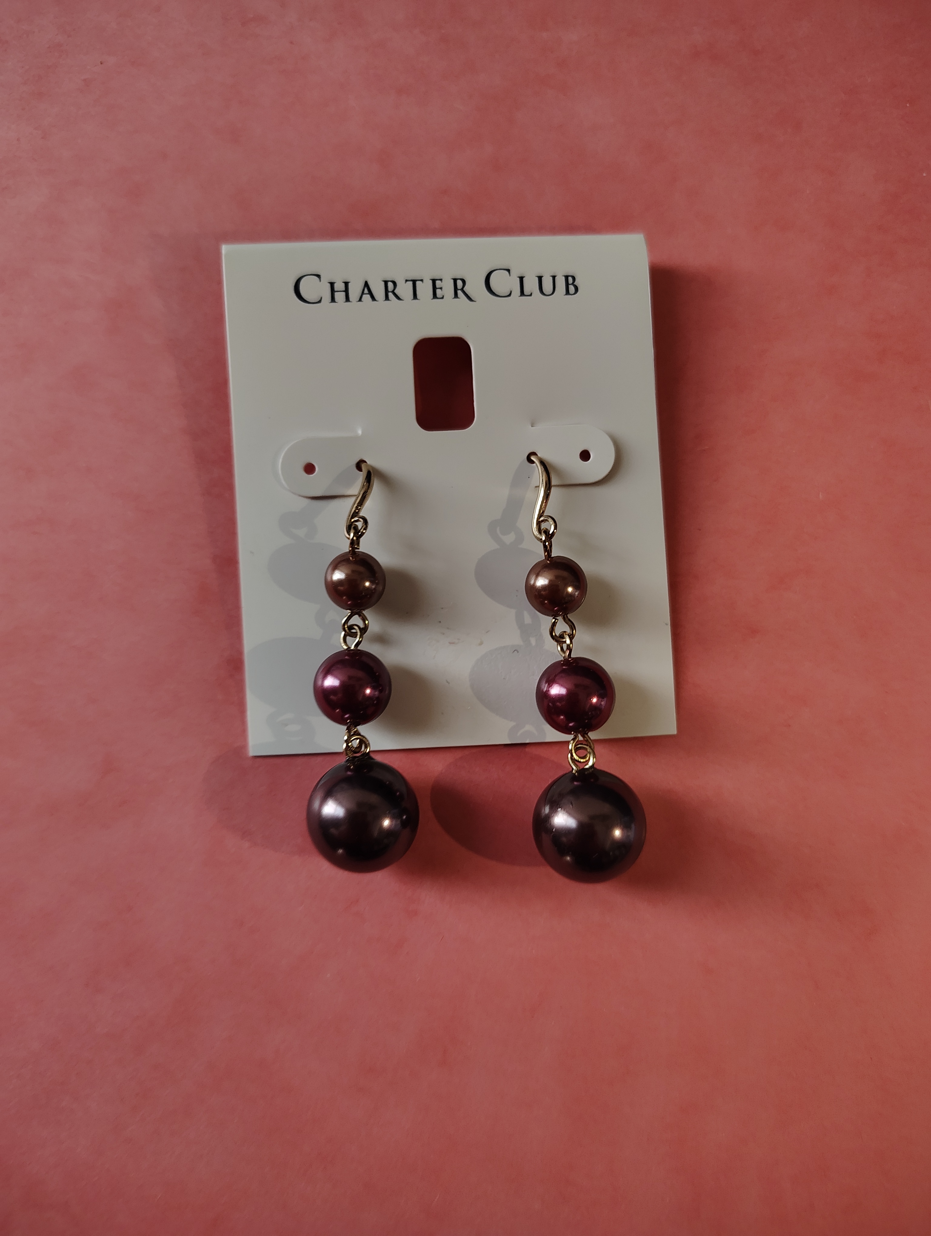 NEW EARINGS- Charter Club (Macy's US price tag, Sale)