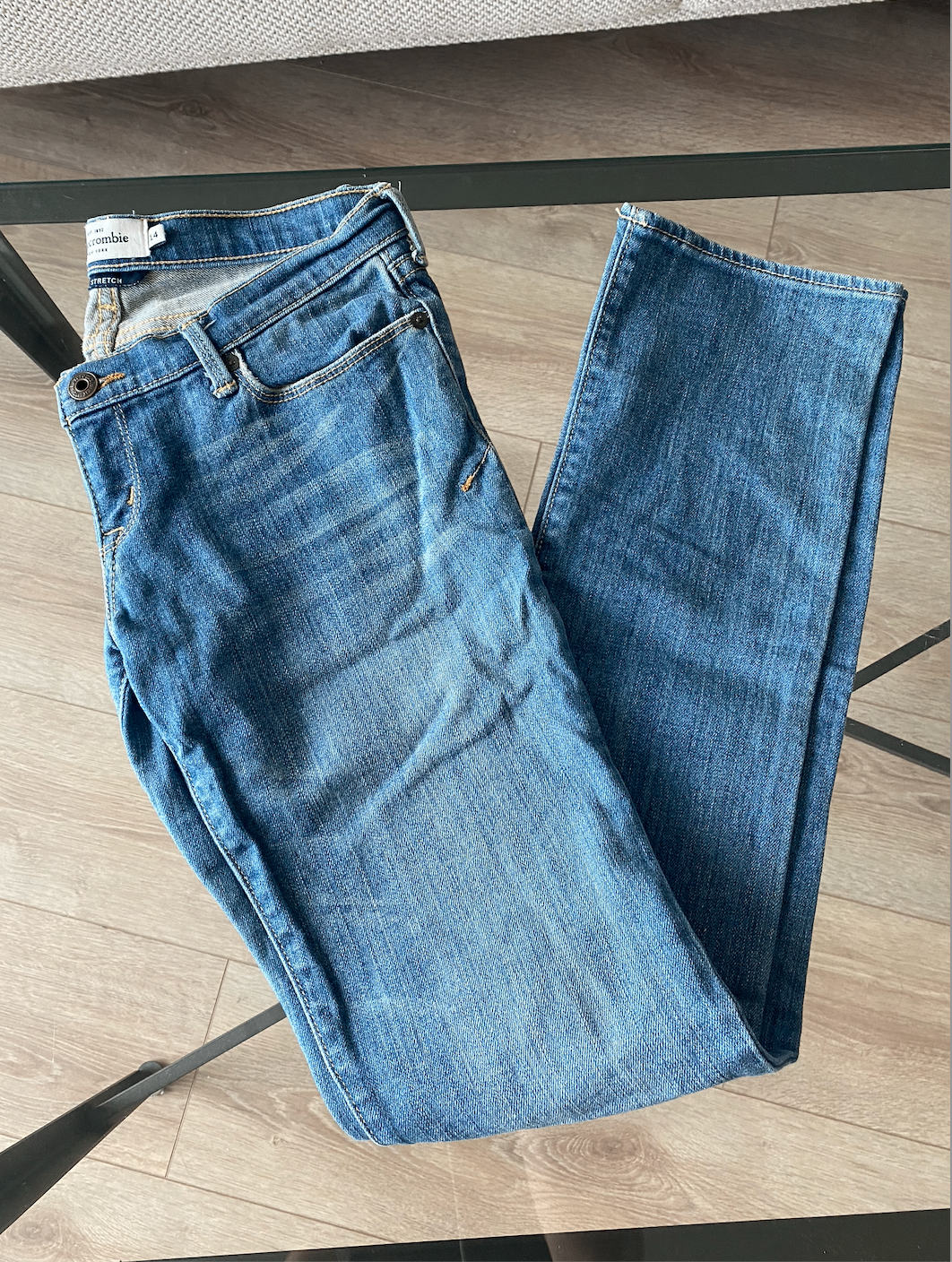 Light Abercrombie Girls Kids Jeans