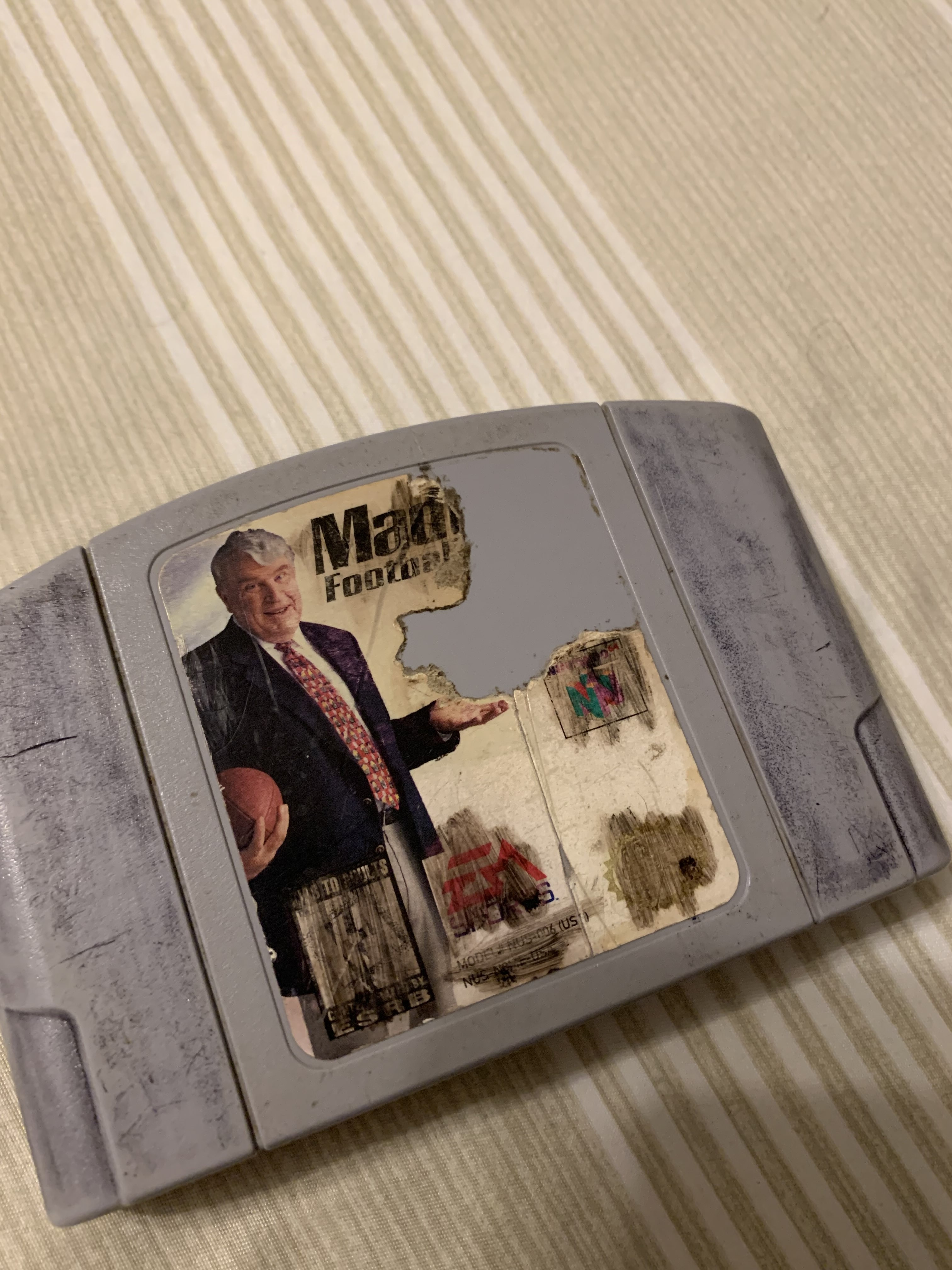 Madden Football N64 Game Cartridge