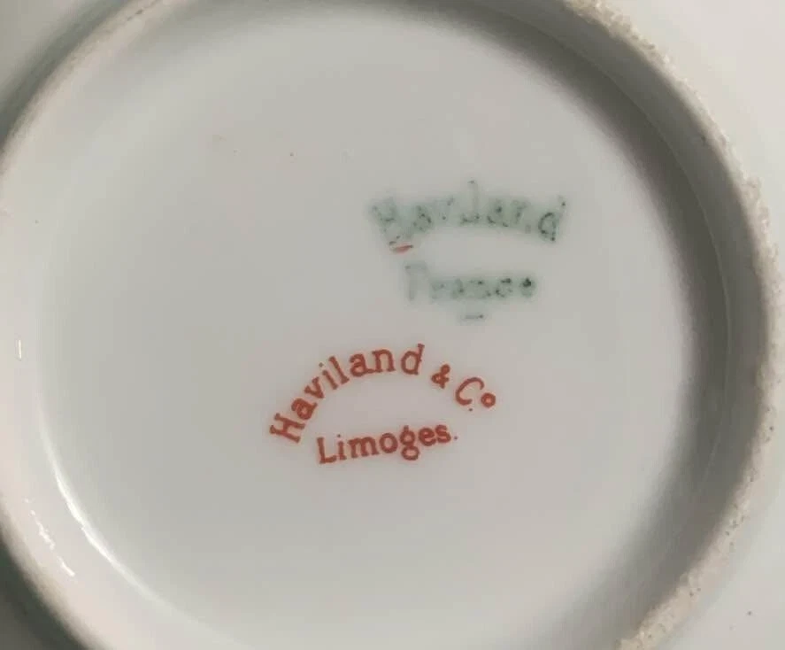 Rare Vintage Haviland & Co Limoges small Floral Plates - photo 2