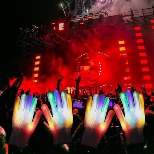LED Light Up Gloves - Adult Size 10 pieces - photo 2