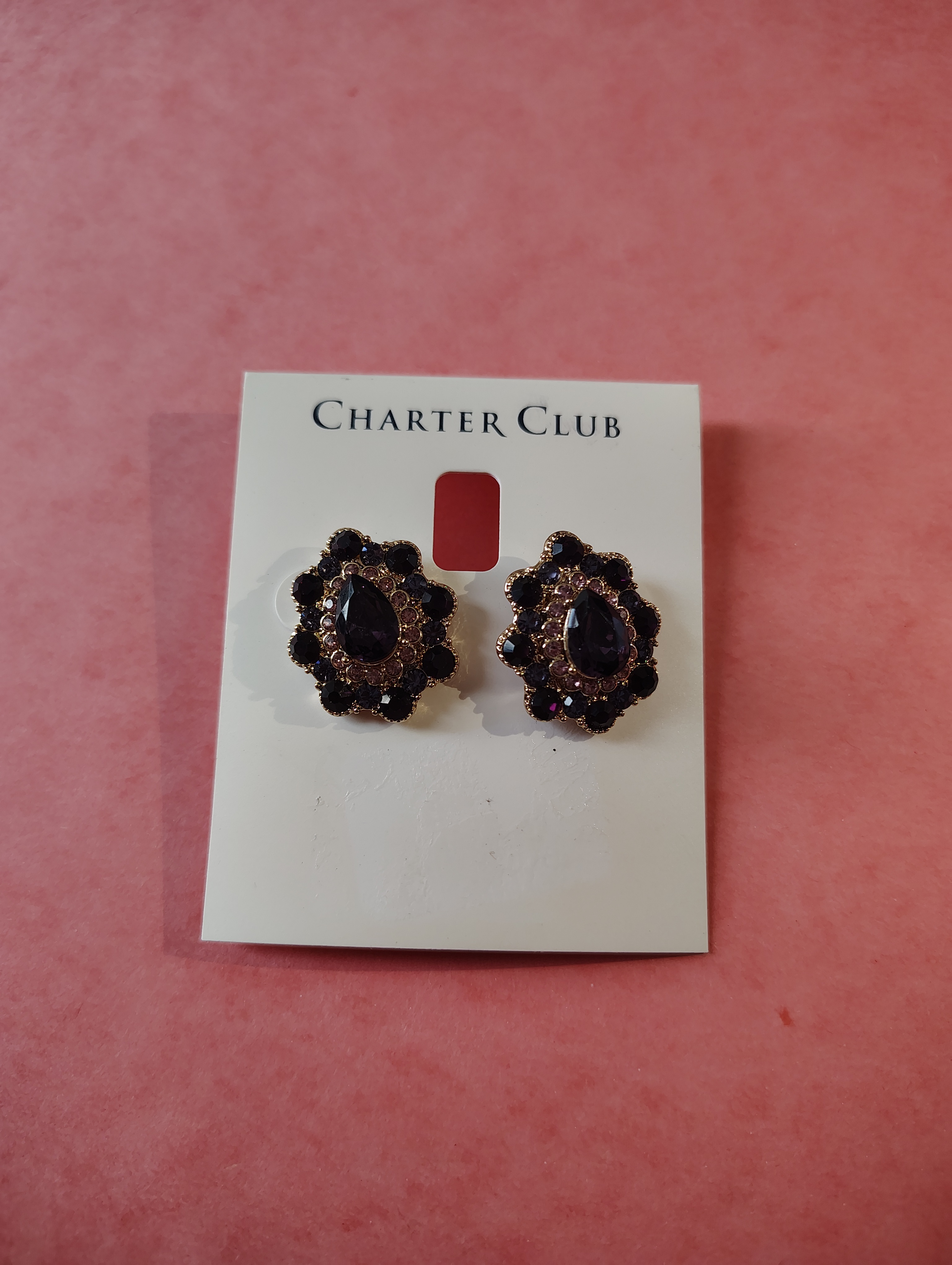 NEW EARINGS- Charter Club (Macy's US price tag, Sale)