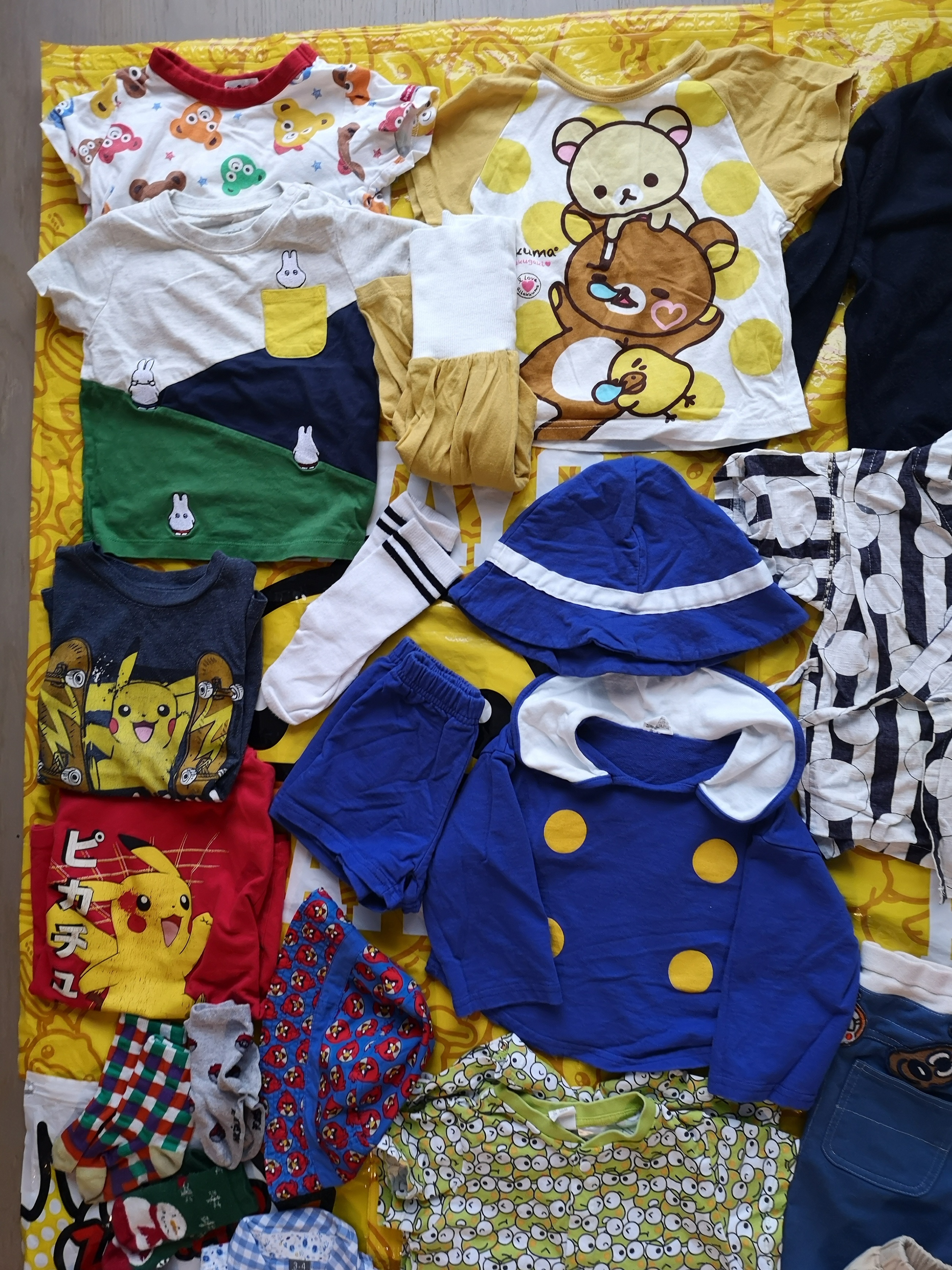 39pcs Clothing Set Yukata Pikachu Rilakkuma Miffy Toddler 2T–3T - photo 2