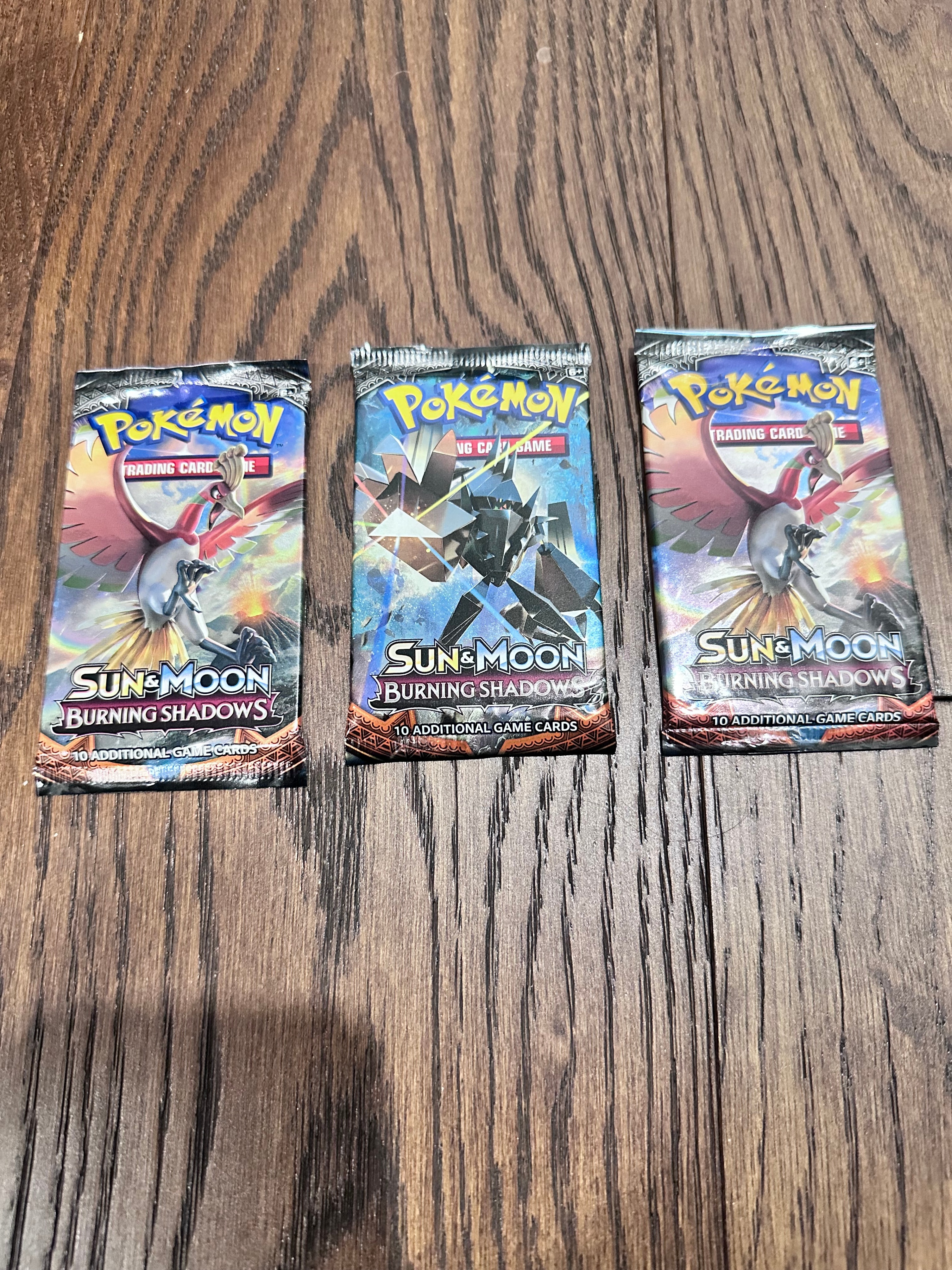 Pokemon Sealed Burning Shadows Packs - photo 2