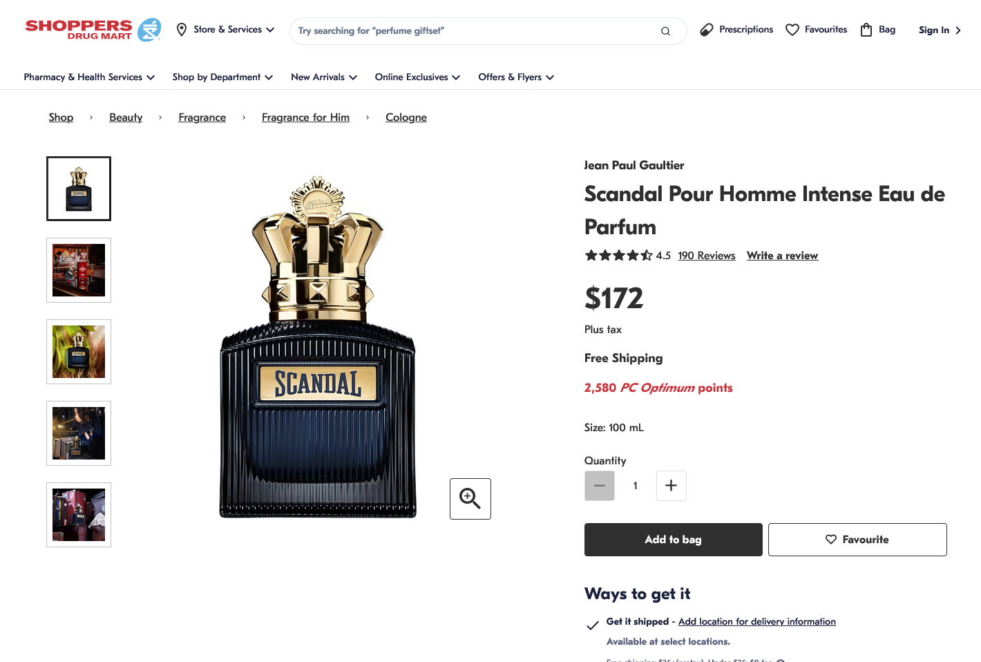 JEAN PAUL GAULTIER SCANDAL INTENSE POUR HOMME EDP 100ML - photo 5