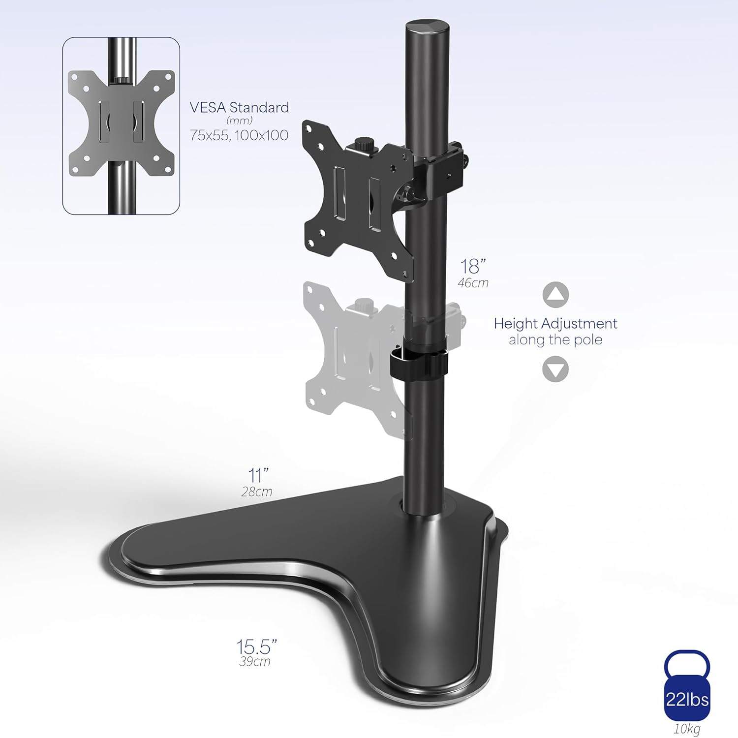 New VIVO Single Monitor Desk Mount - 32" Screens - photo 2