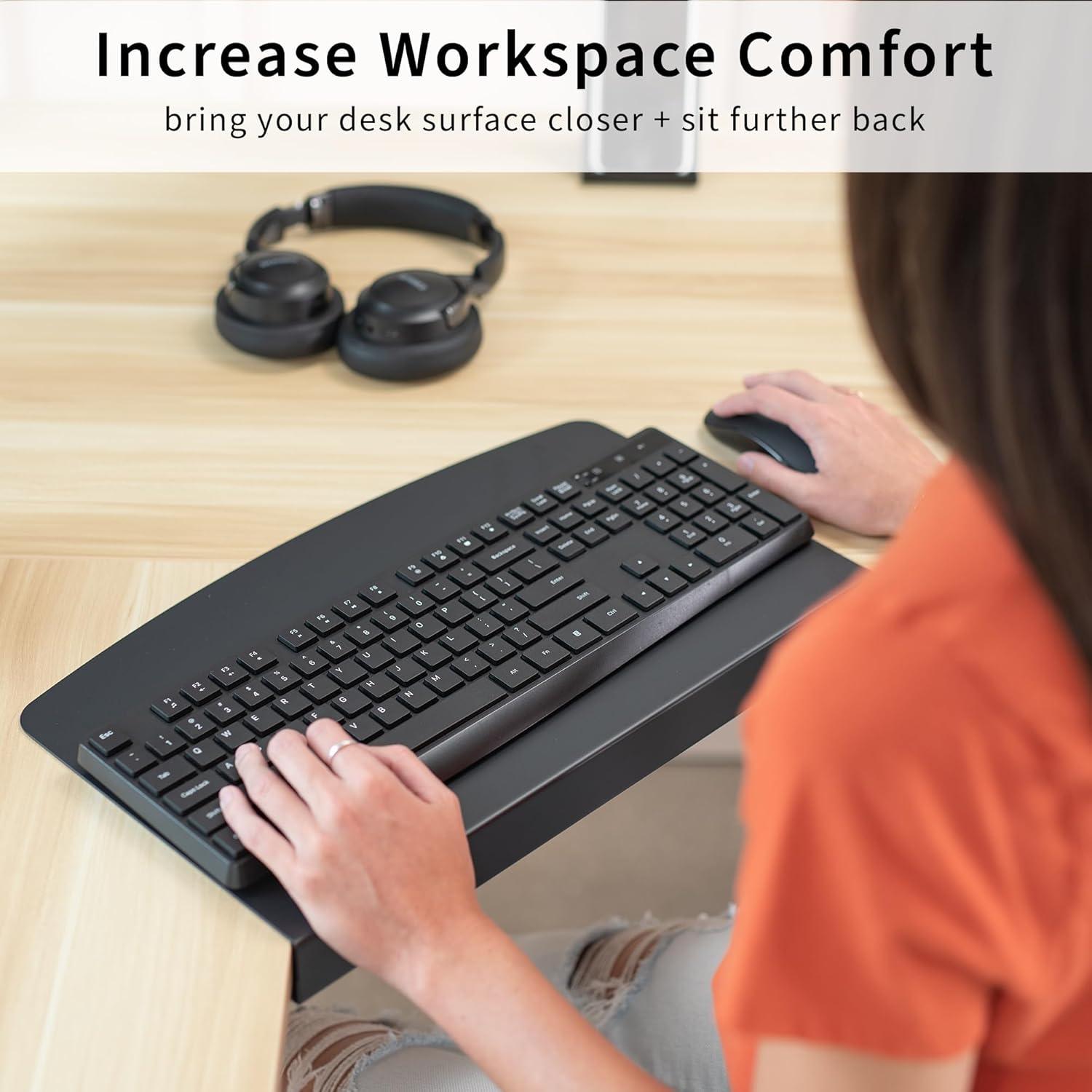 New VIVO 17 inch Corner Desk Connector Platform