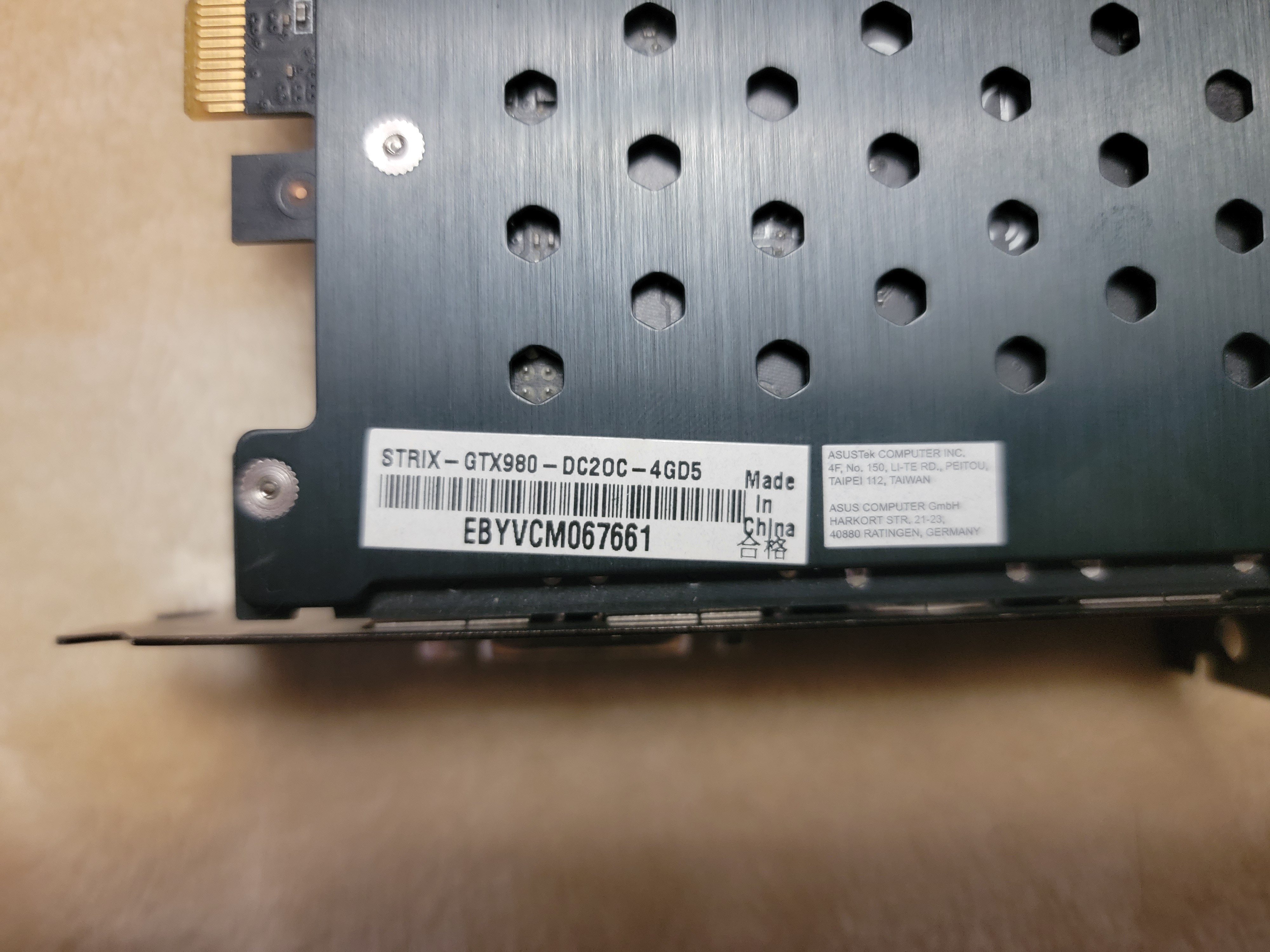 ASUS ROG GTX 980 - 4GB - photo 3