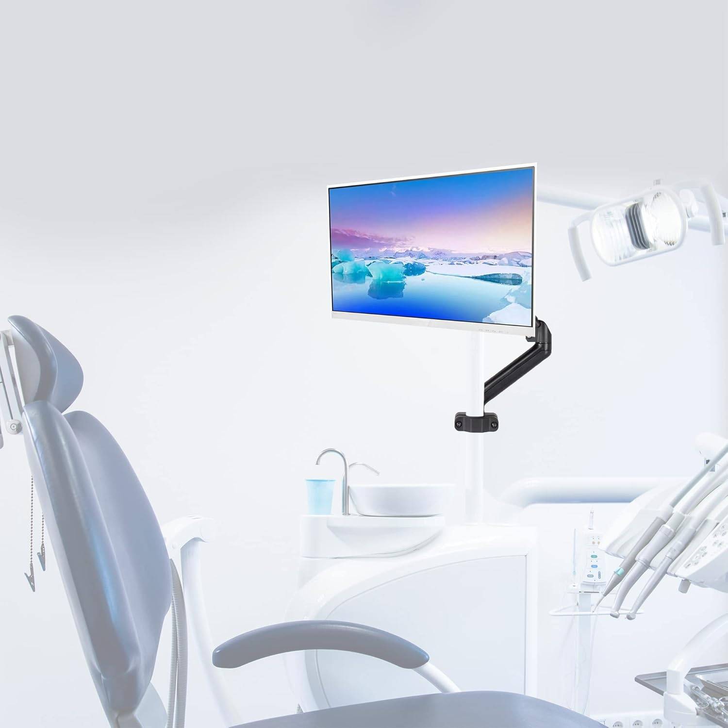 New VIVO Black Pole Mount Monitor Arm - 17" to 32" - photo 3