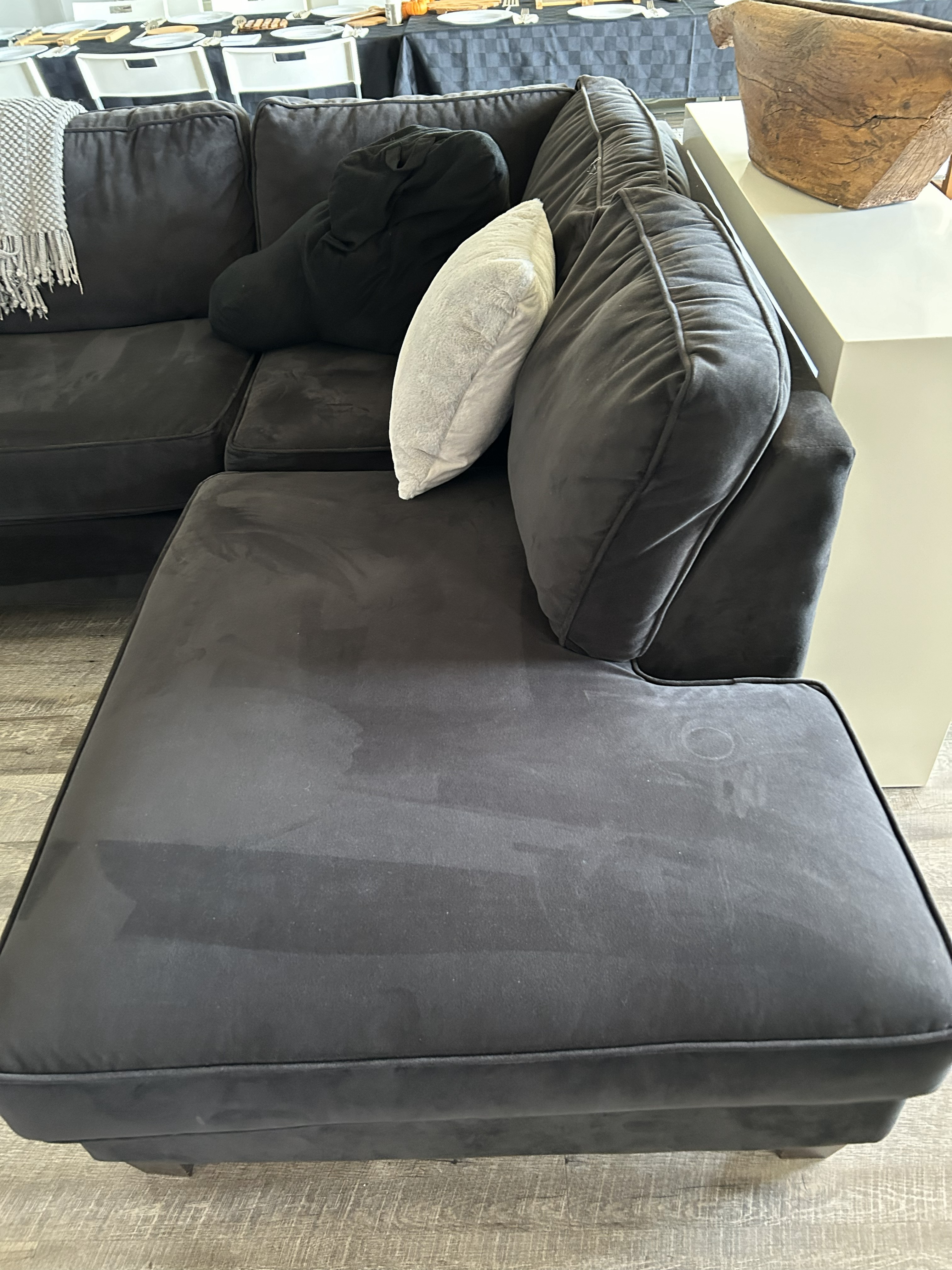 Modern Charcoal Black Sectional – Deep Seating & Move-In Ready - photo 5