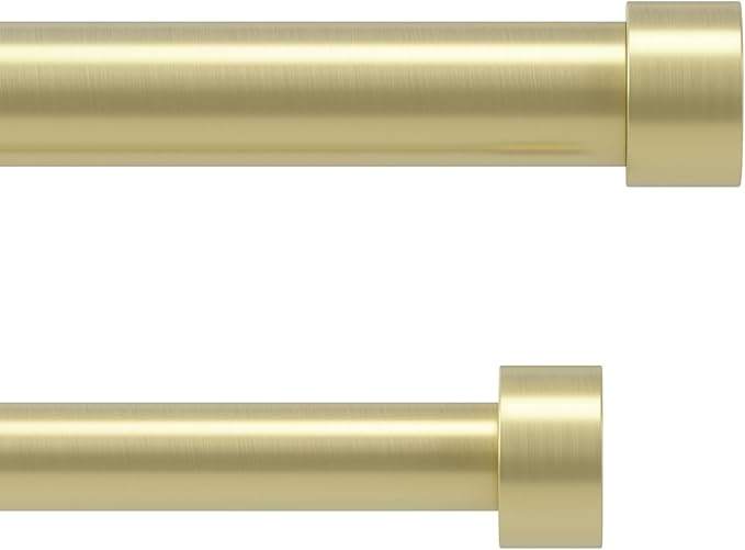 Umbra Gold CAPPA Double Extendable Curtain Rod, 66-120" - photo 2