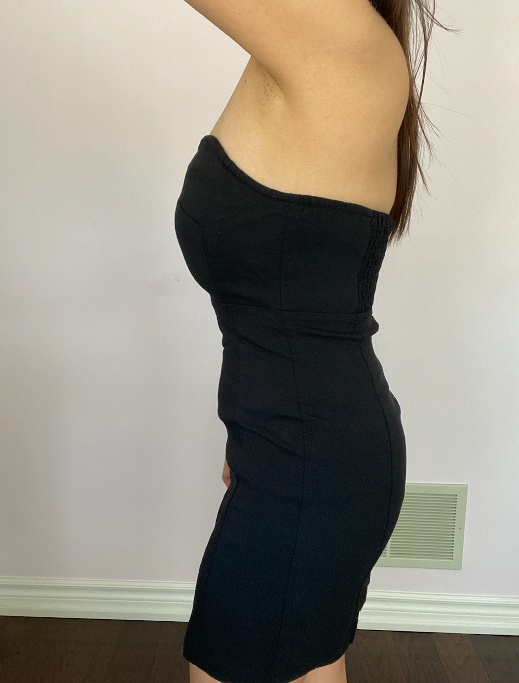 Urban Outfitters Strapless Sweetheart Cut Little Black Dress - photo 4