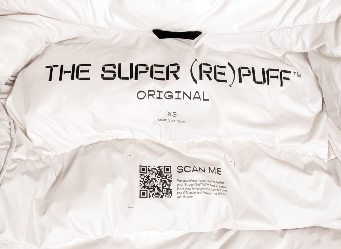 Aritzia TNA The Super Puff Goose Down Puffer Coat Jacket XS Whte - photo 4