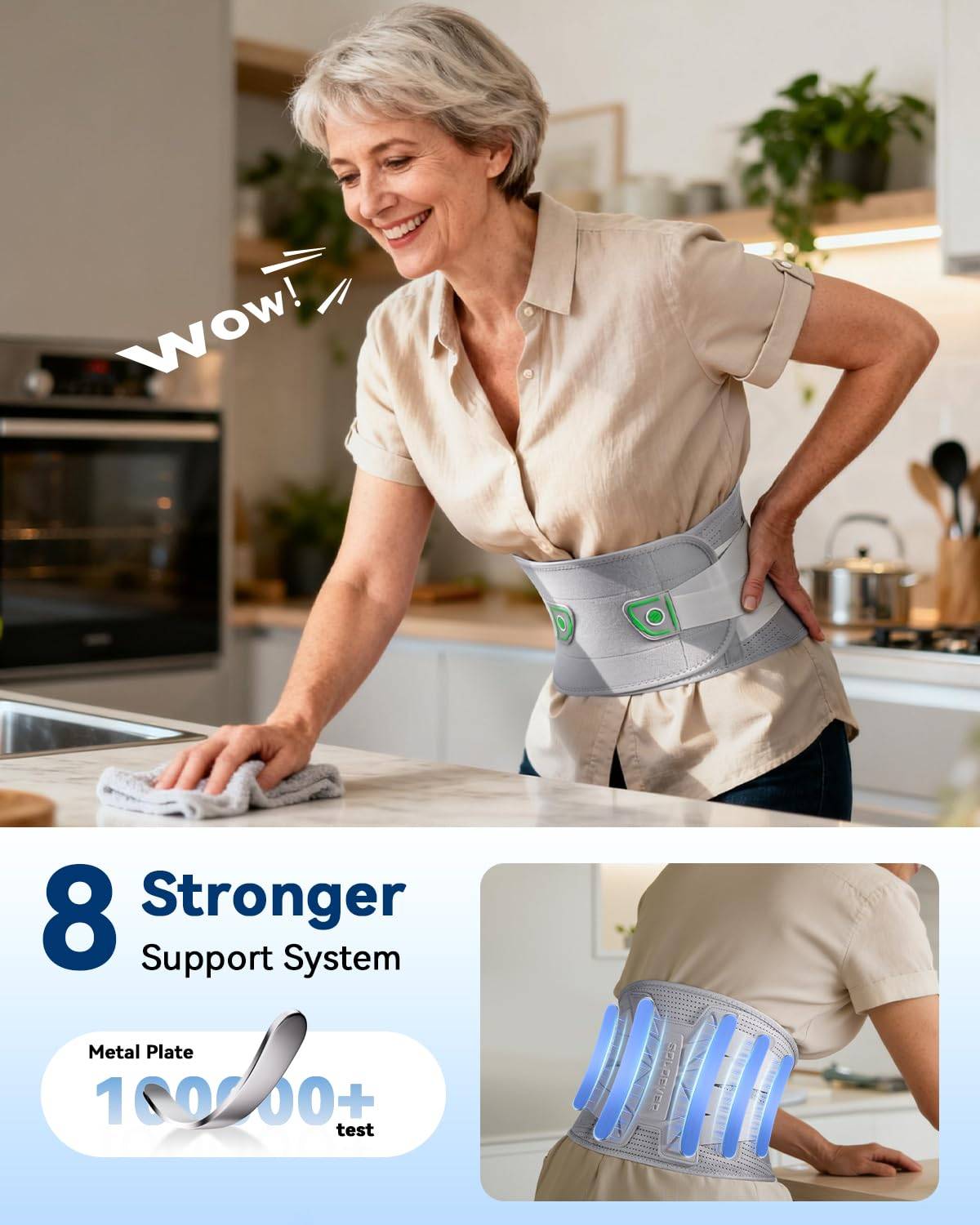 SOLDEVER Back Brace - H-Shape Support (NEW, Small) - photo 3