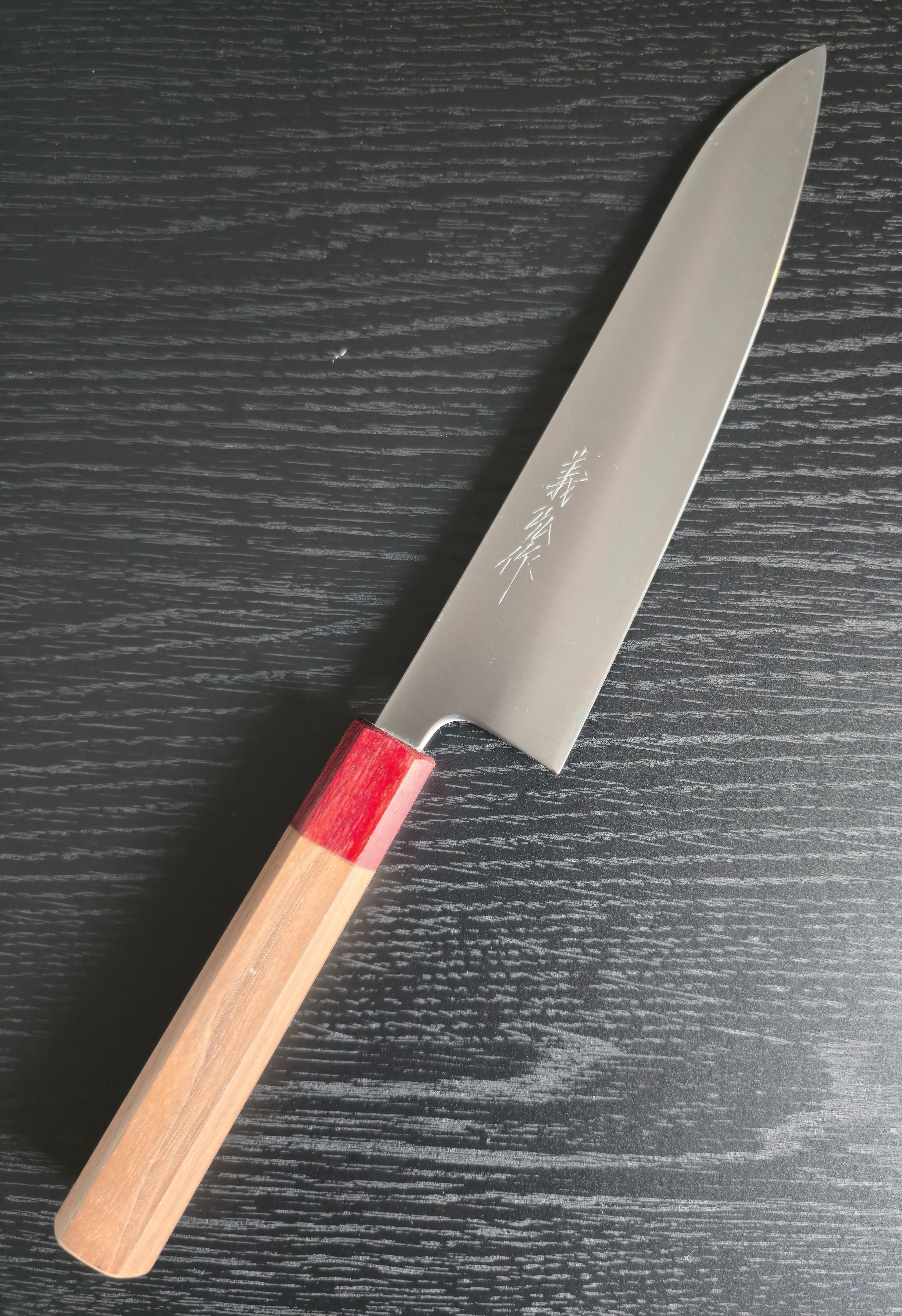 Japanese Gyuto (Chef Knife) 21cm w/ Walnut handle - photo 2