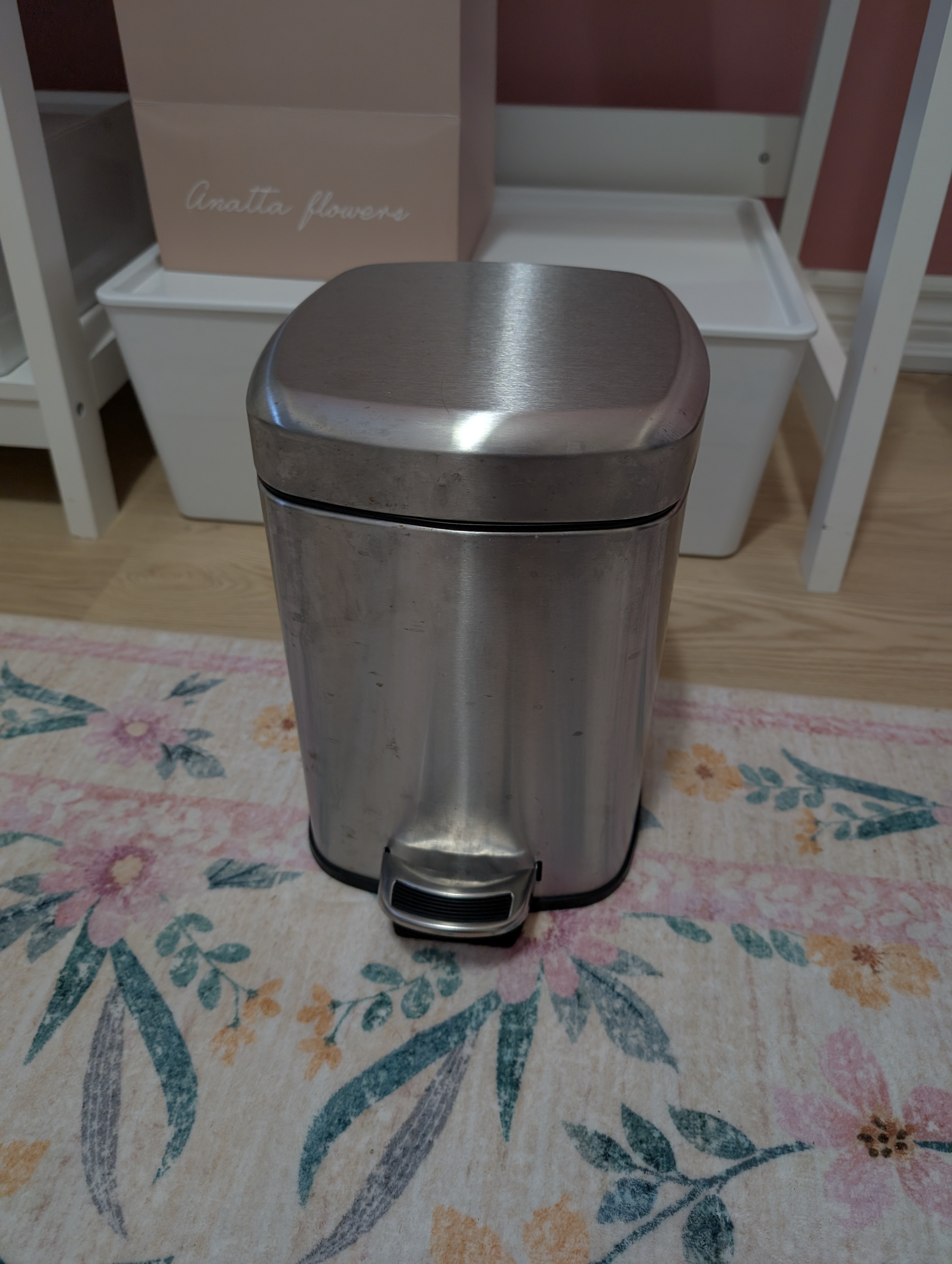 Stainless Steel Step Trash Can
