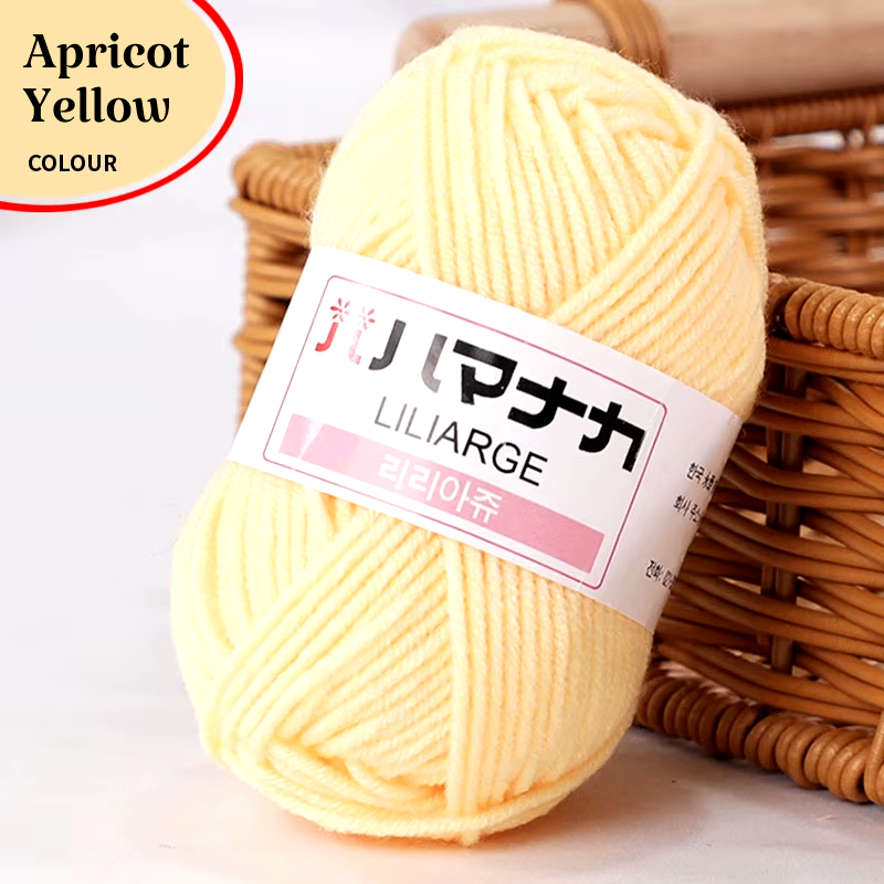 Liliarge 25g 4-Ply Blended Milk Cotton Acrylic Yarn - photo 4