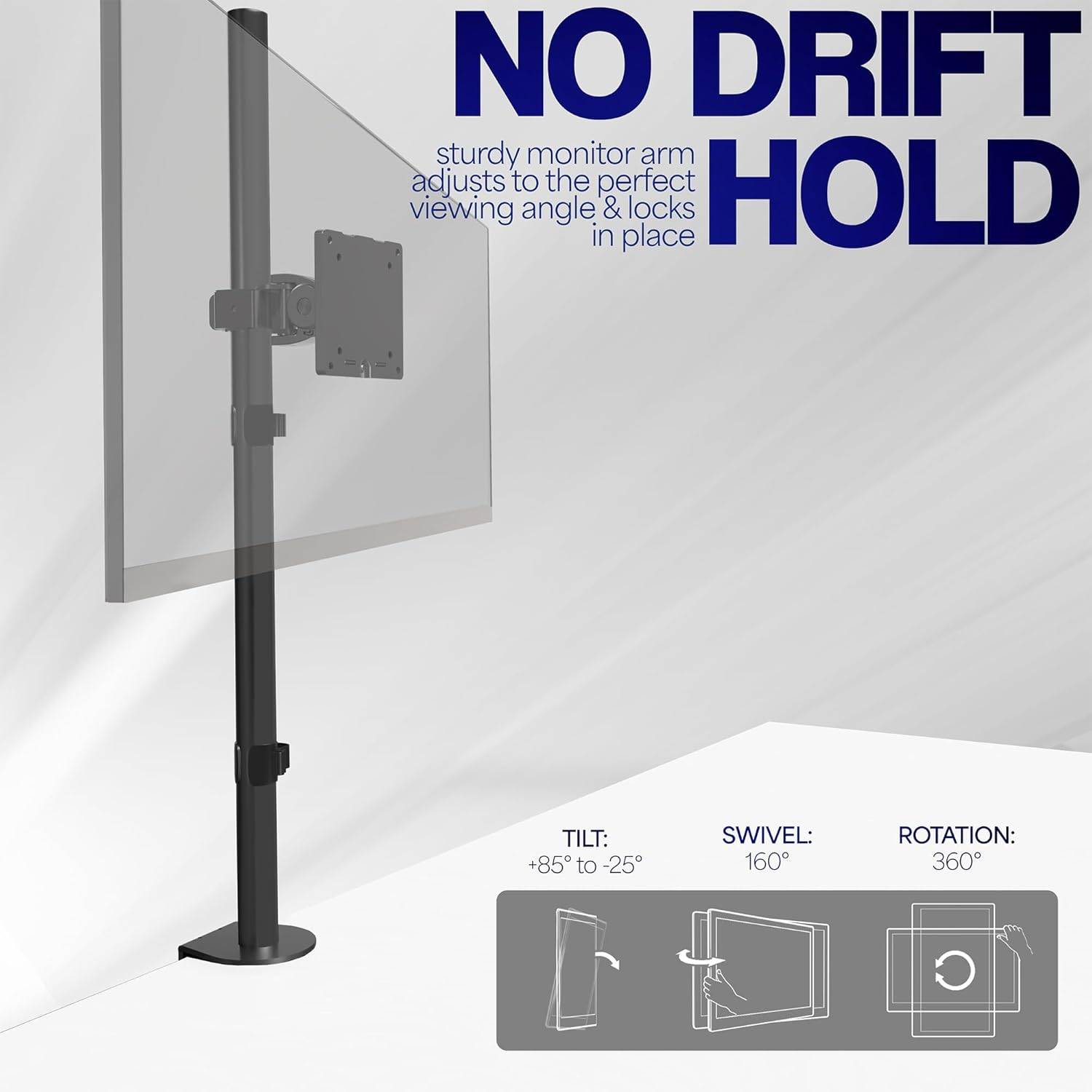 New VIVO Single Ultra-Wide Extra Tall Monitor Desk Mount - photo 3