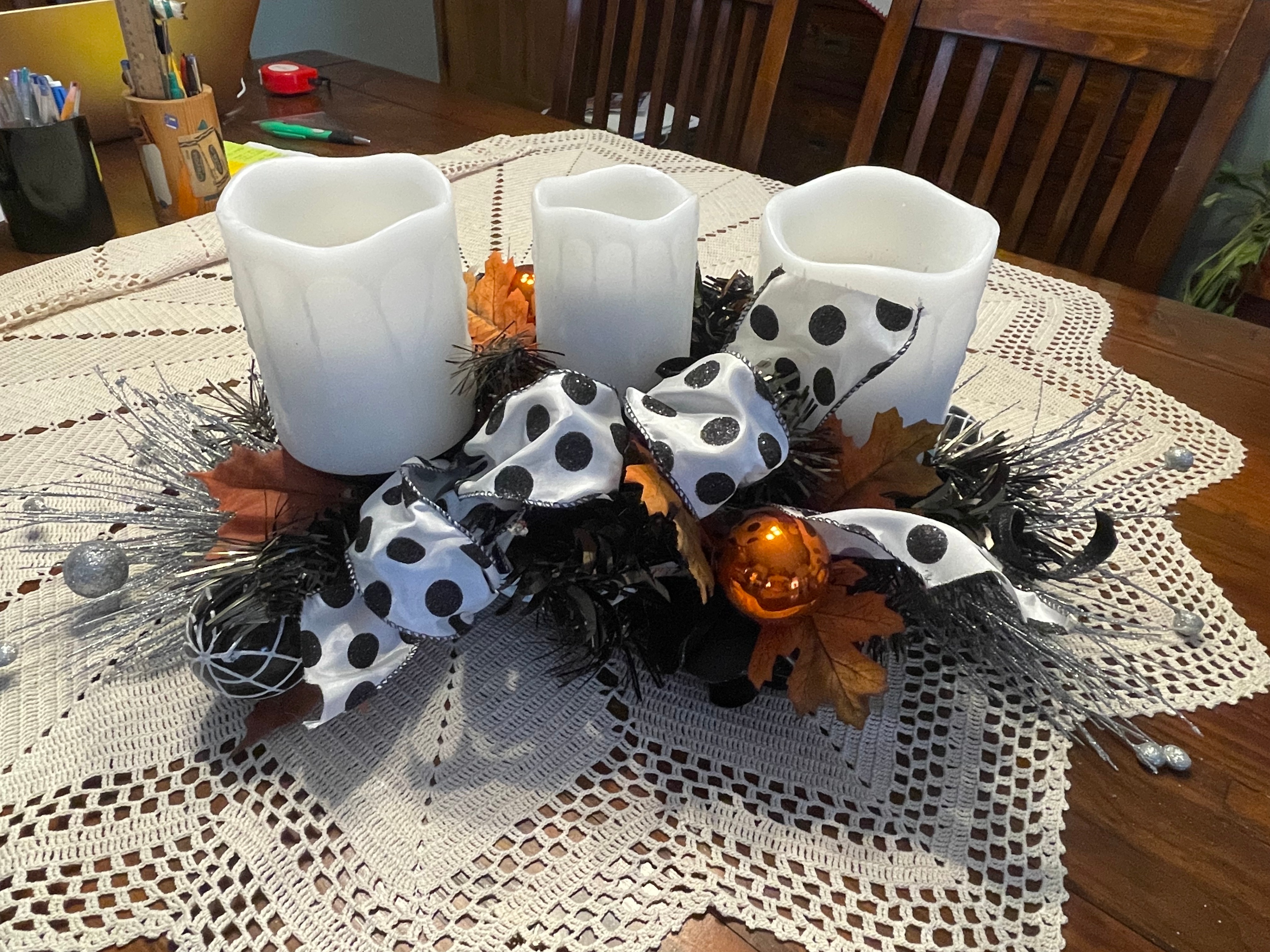 Halloween Day of the Dead Window or Table Centrepiece