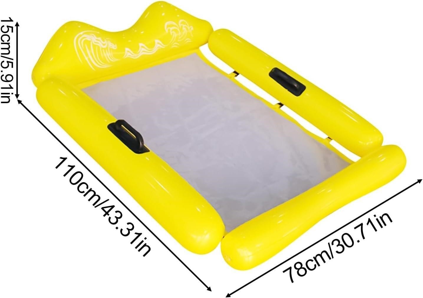 Yellow Inflatable Pool Hammock - photo 2