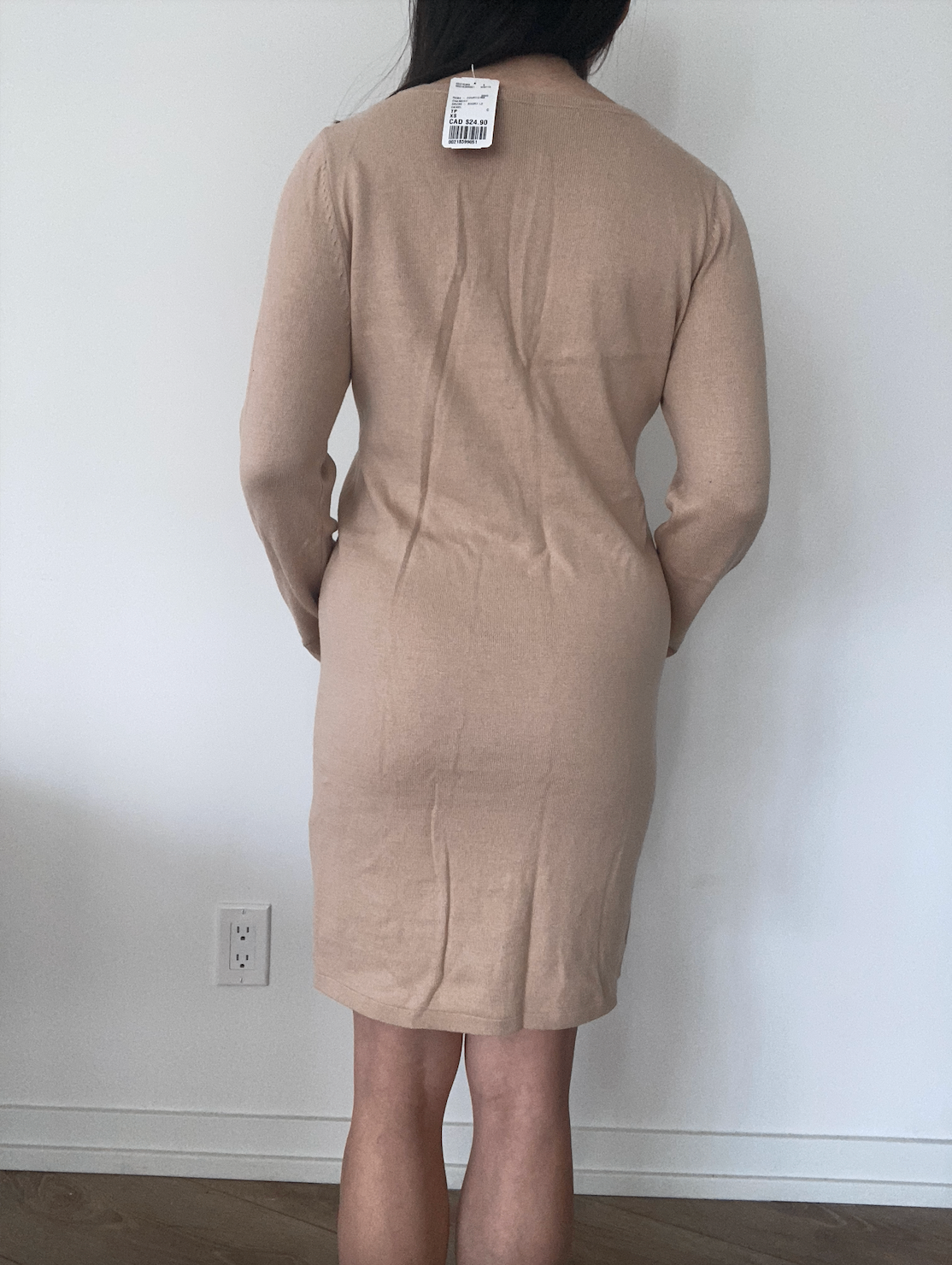 [NEW] Long-Sleeve Criss-Cross Sweater Dress - photo 2