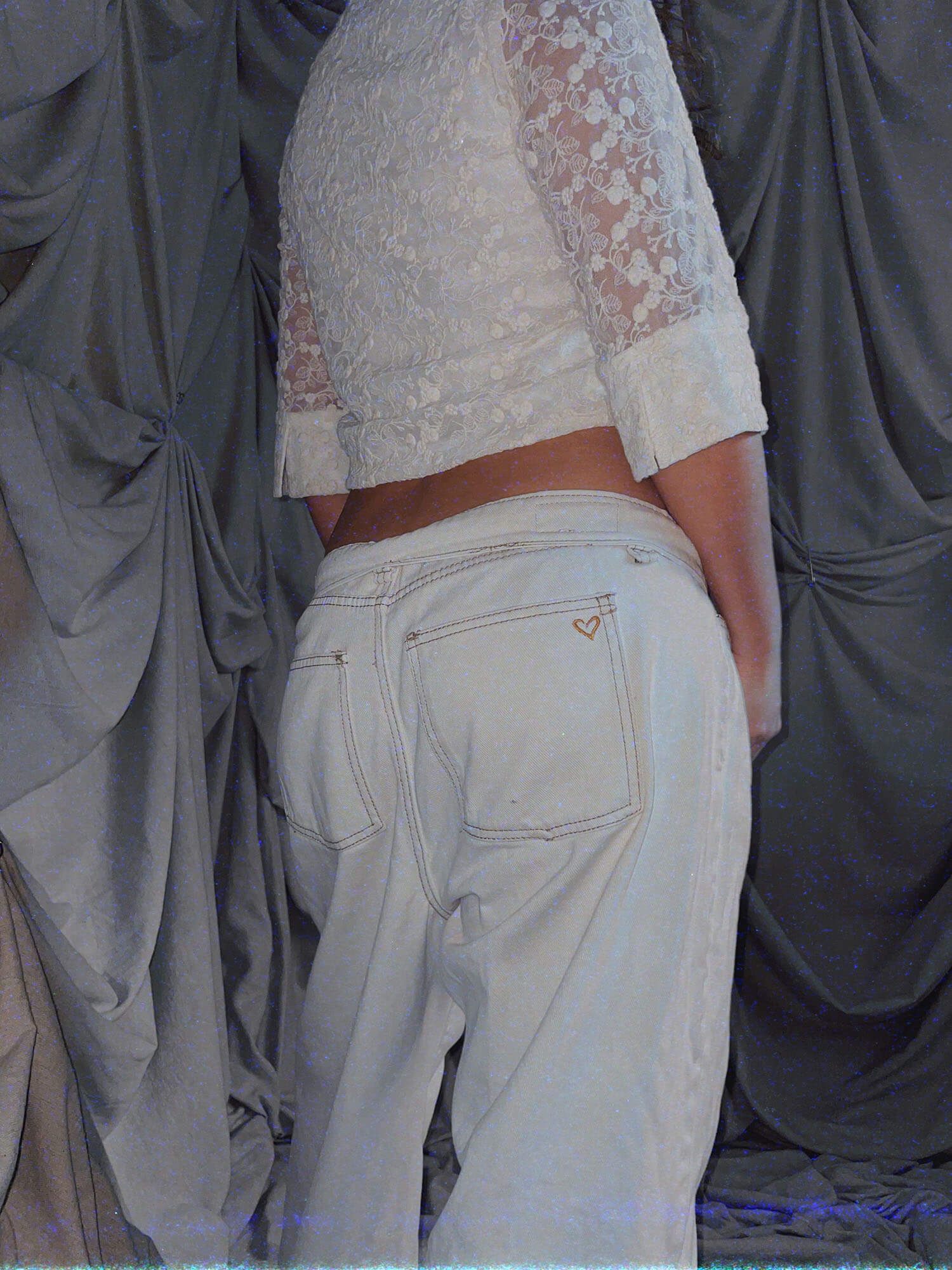 Contemporary 한복 (hanbok) Top ★ white 3/4 sleeve asian shirt - photo 4