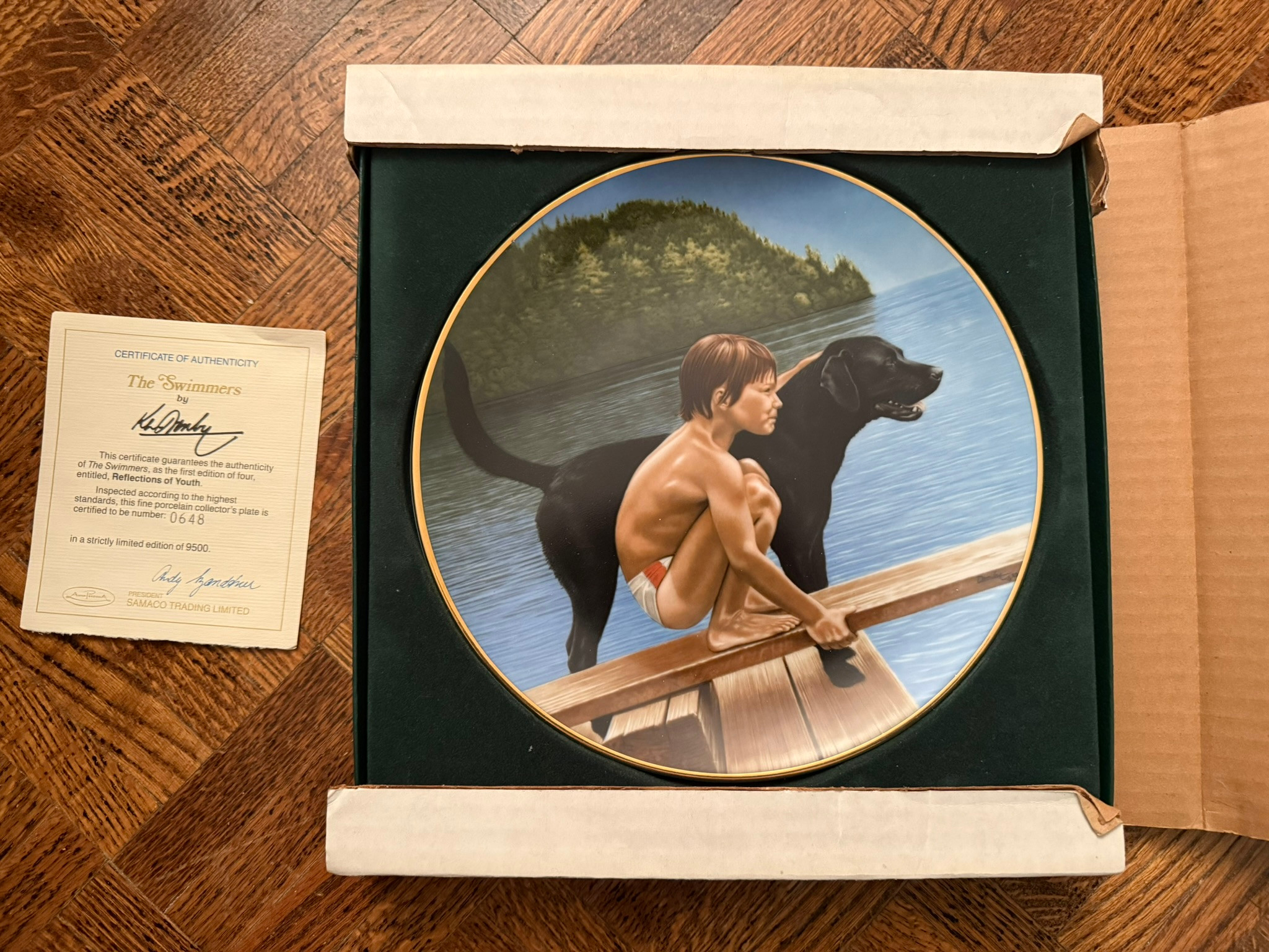 The Swimmers by Ken Danby Plate