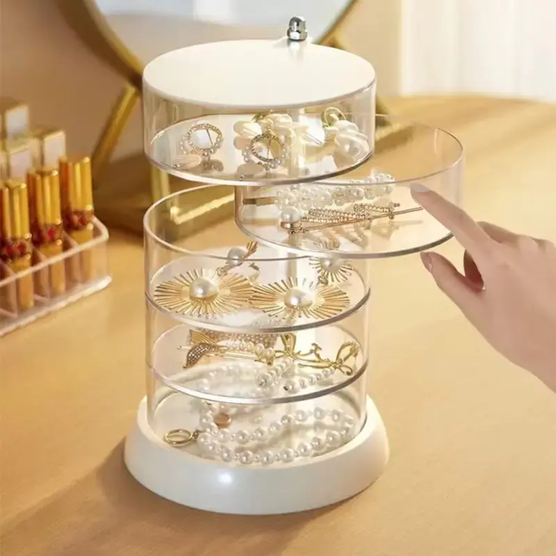 5 Tier Rotating Jewelry Storage Box, NEW - photo 3