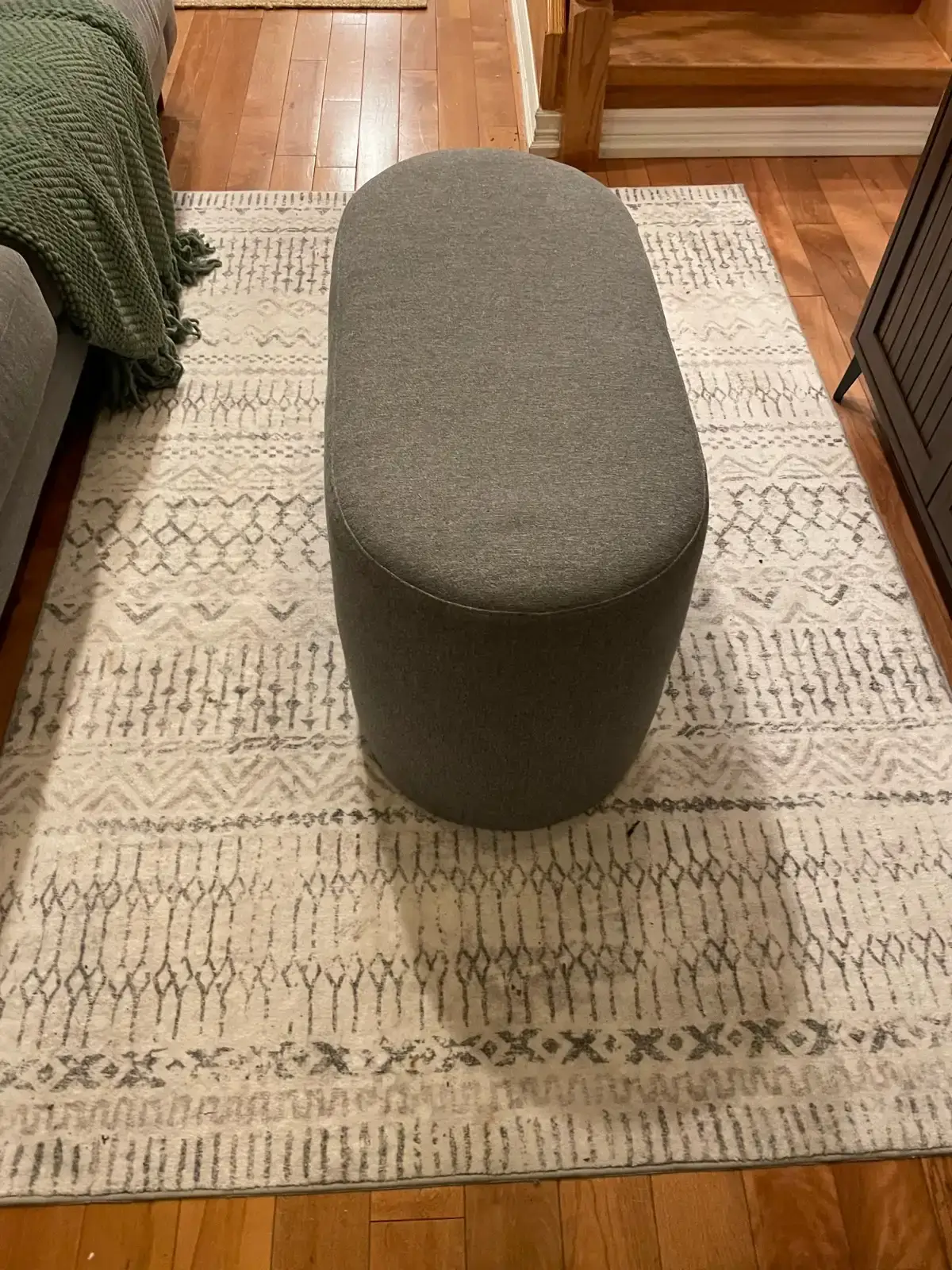 Oval Ottoman