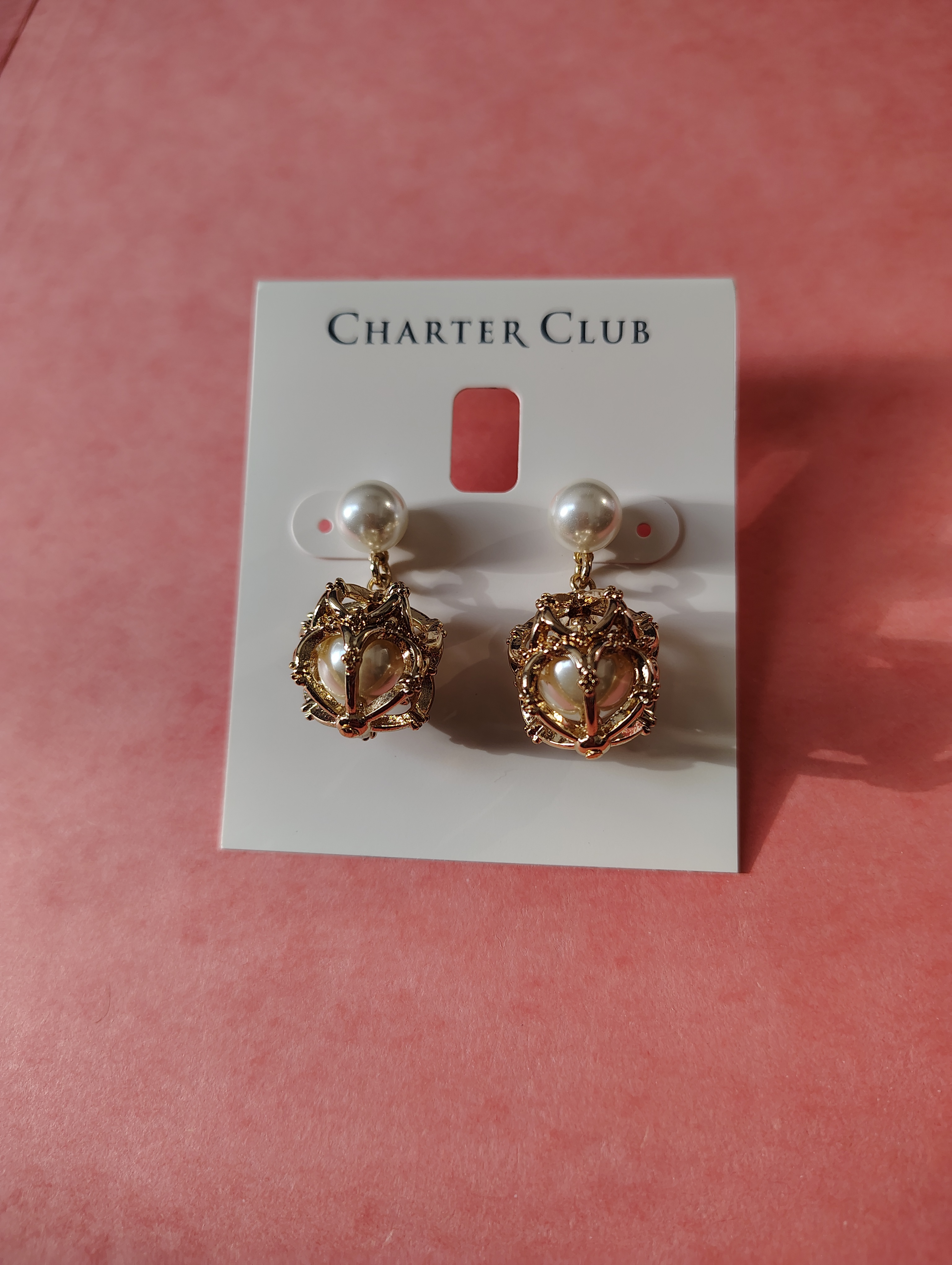 NEW EARINGS- Charter Club (Macy's US price tag, Sale)