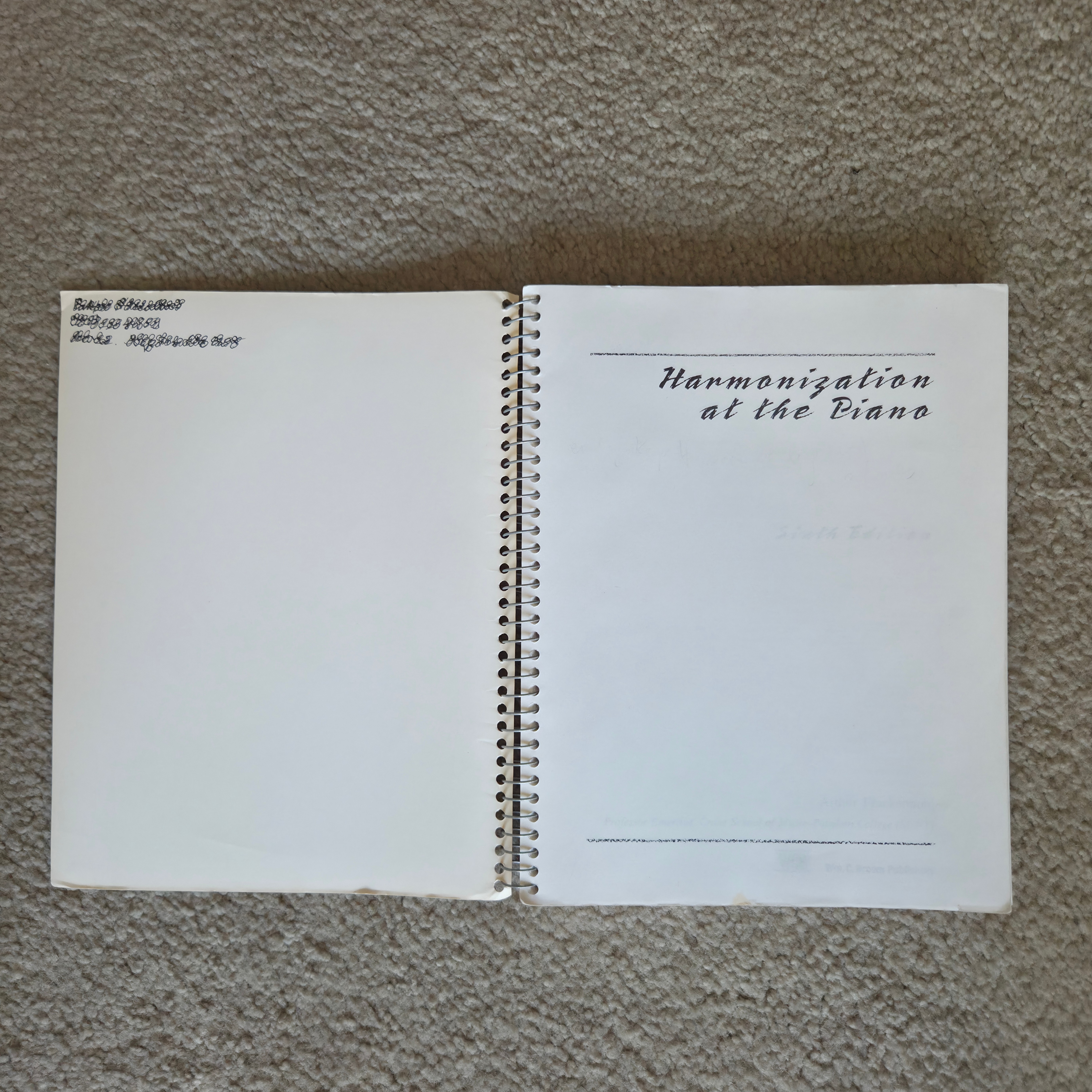 Harmonizing at the Piano by Arthur Frackenpohl - Sixth Edition - photo 3