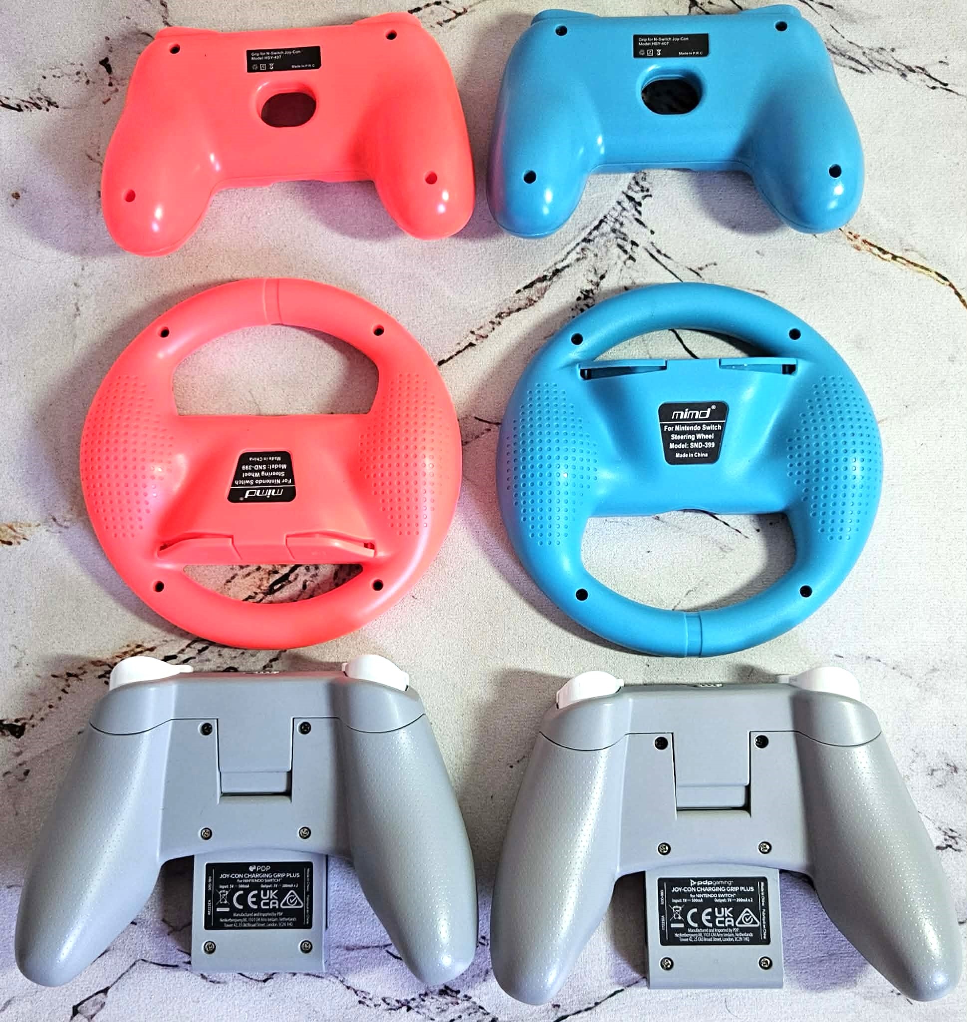 Nintendo Switch Accessories (Joy-Con Grips, Steering Wheel) - photo 2