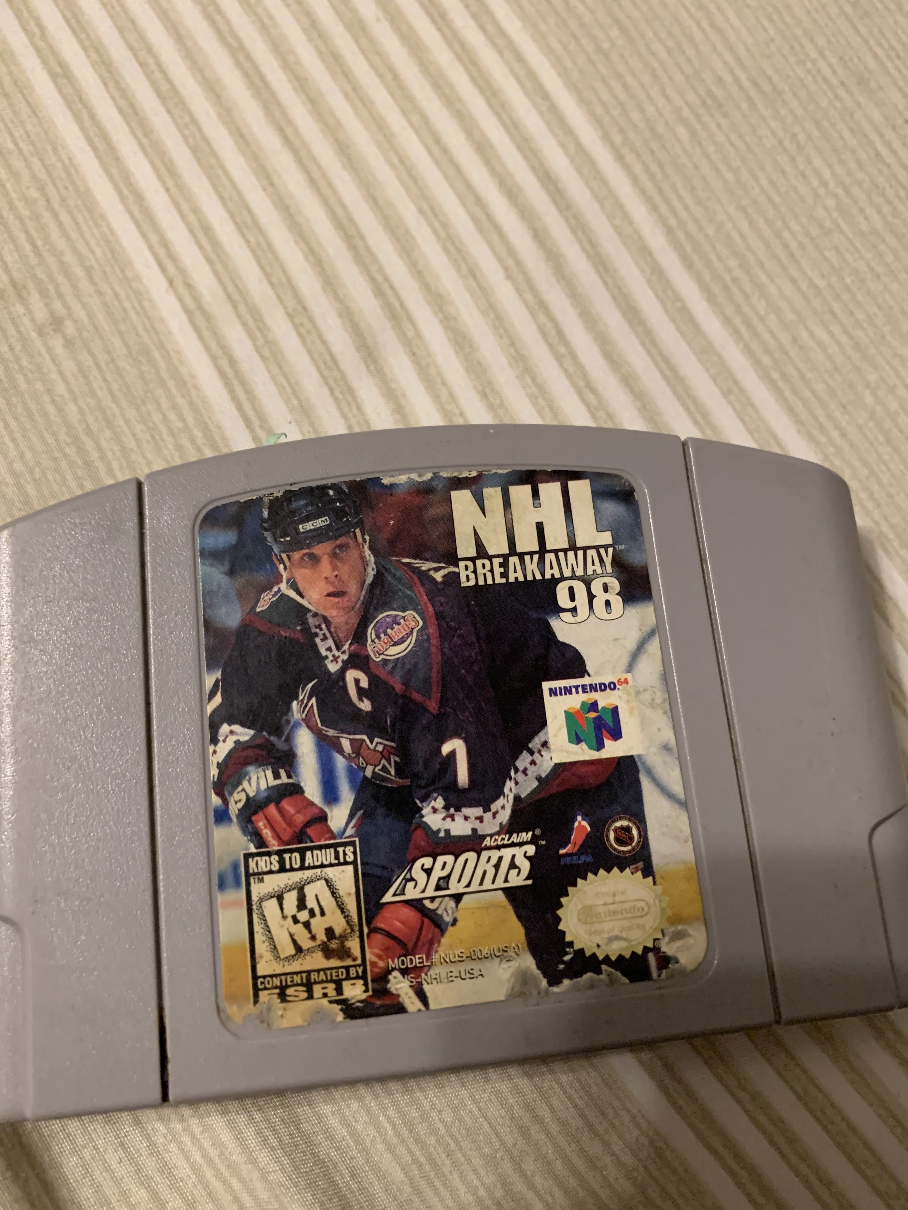 NHL Breakaway 98 Nintendo 64 Game