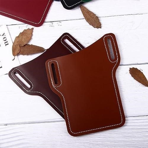 16pcs Vintage Leather Waist Bag- New